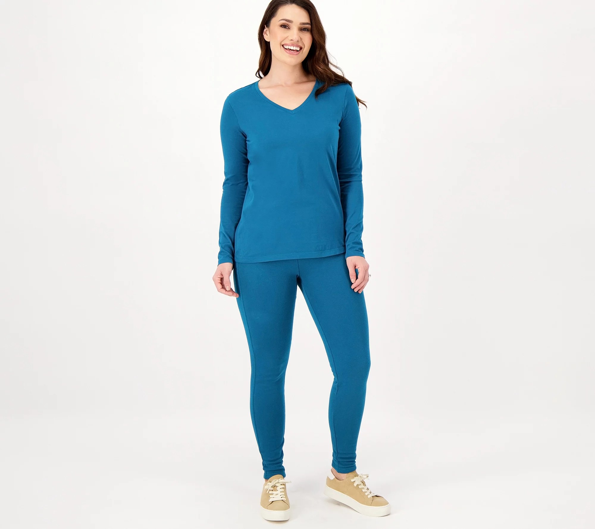 "As Is" Lands' End Regular Serious Sweat Fleece Lined Legging