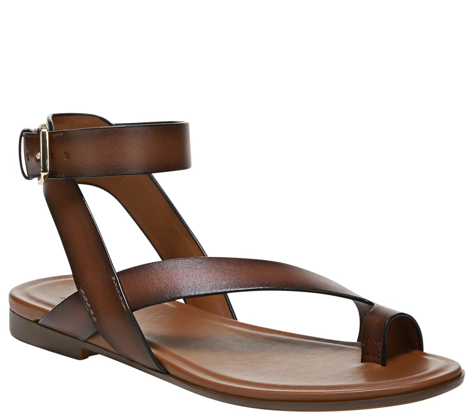 Naturalizer Buckled Ankle Strap Leather Sandals Tally