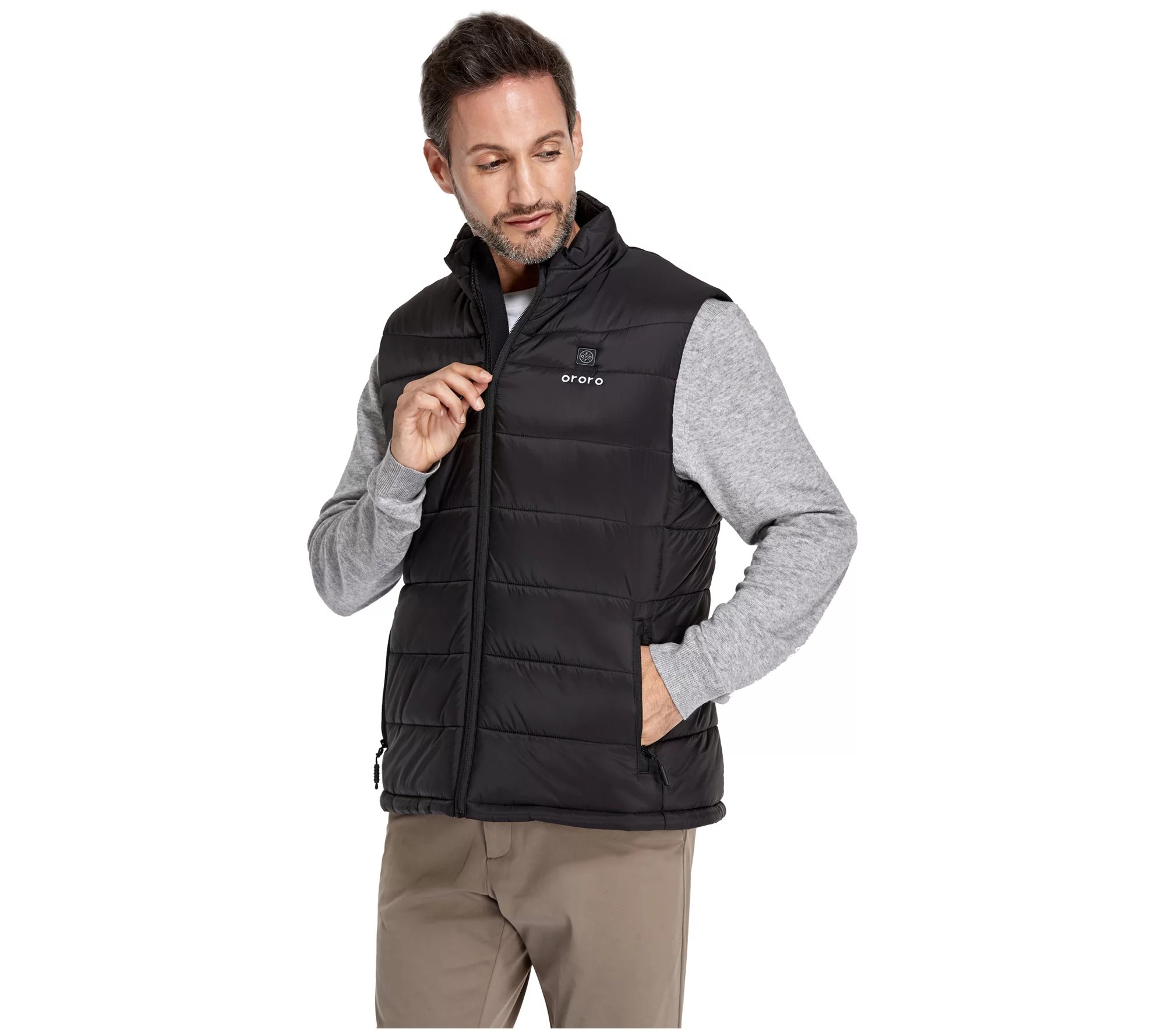 ORORO Men's Heated Vest with Battery Pack