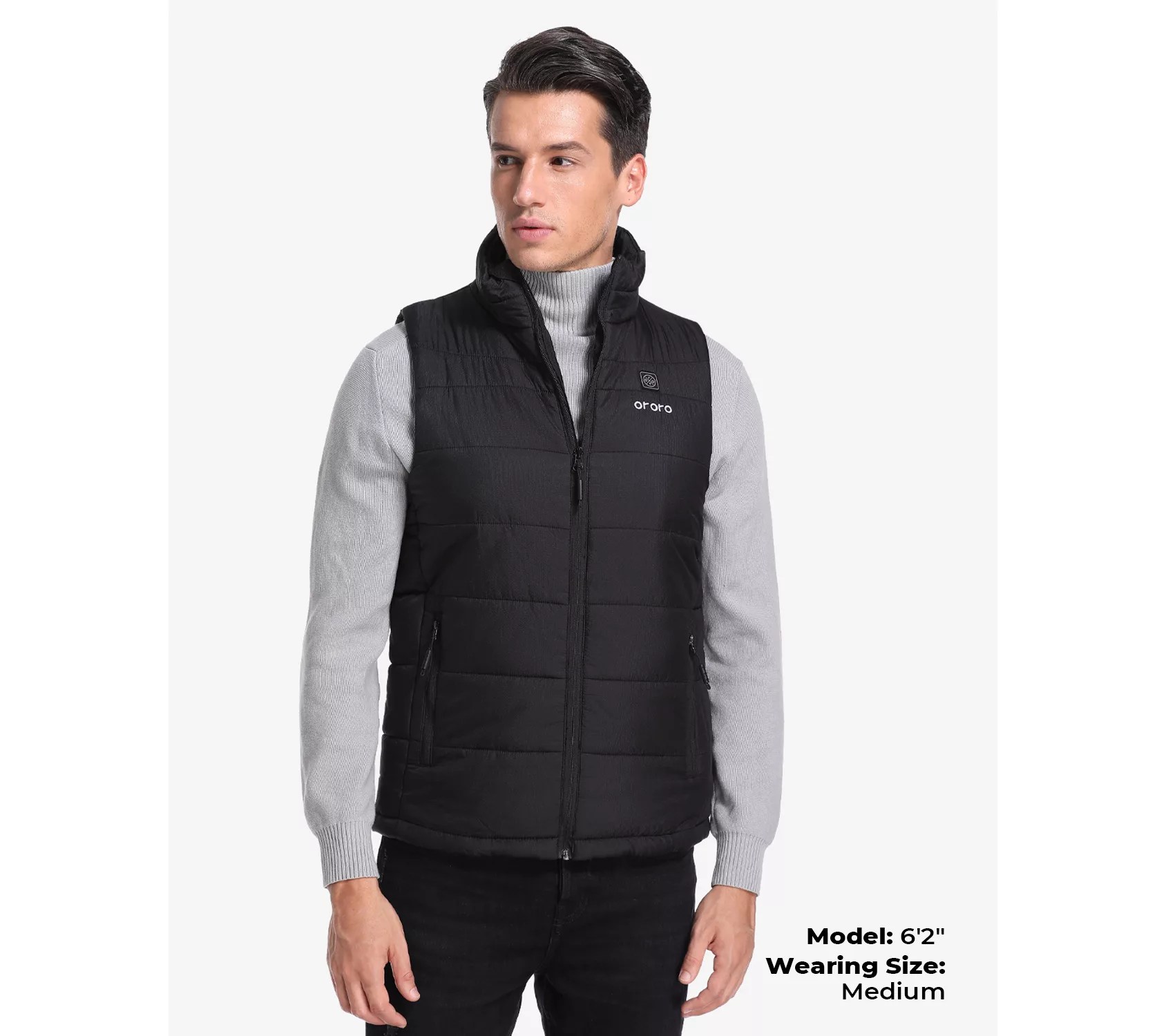 ORORO Men's Heated Vest with Battery Pack