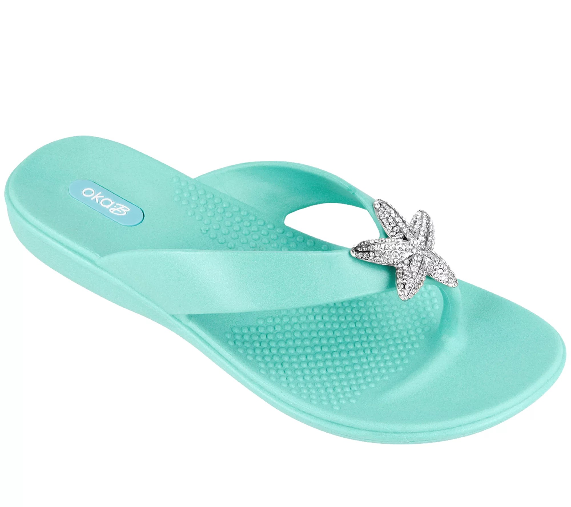 Oka B Thong Sandals with Starfish Embellishment Oliver