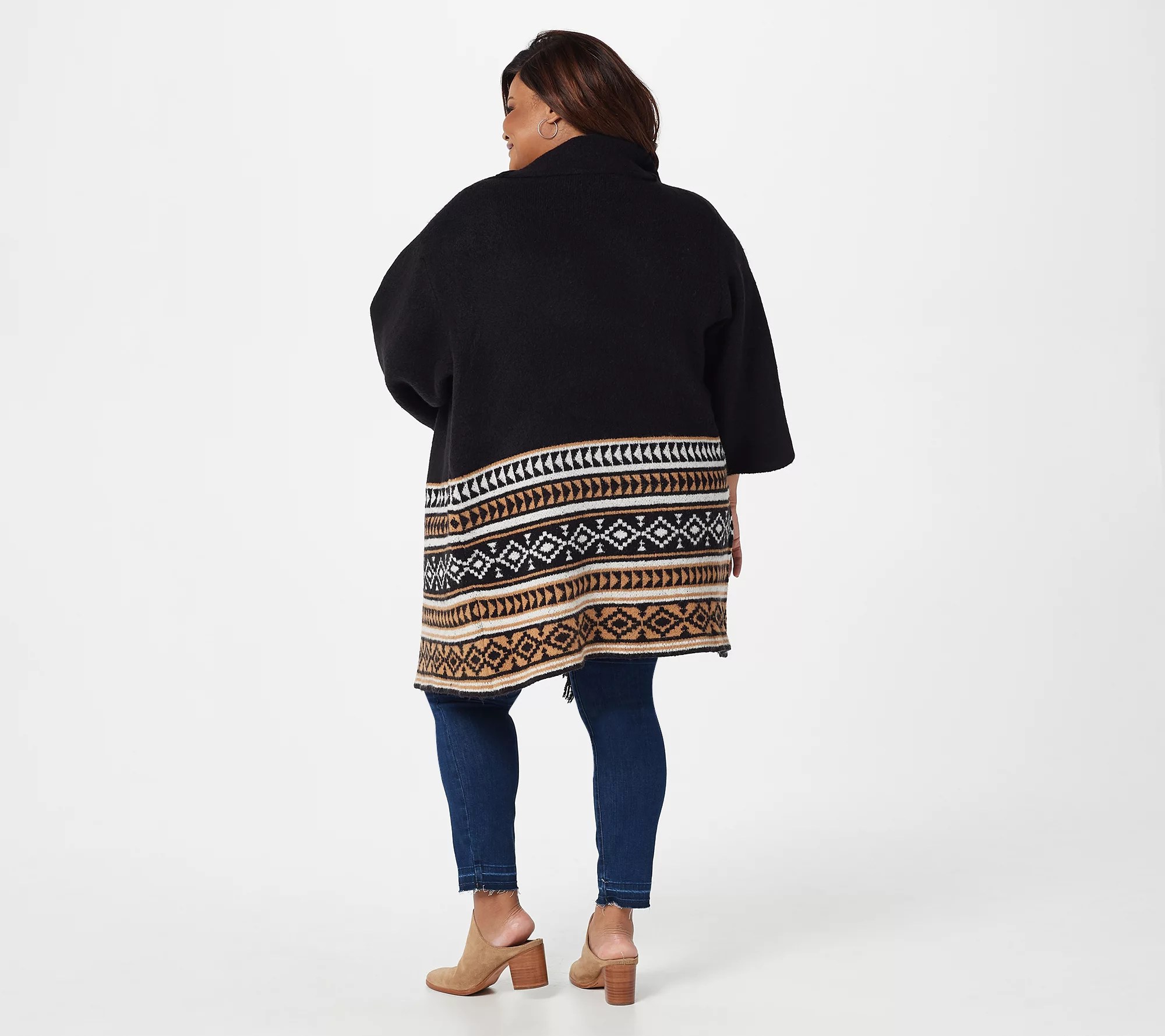 G.I.L.I. Jacquard Blanket Cardigan