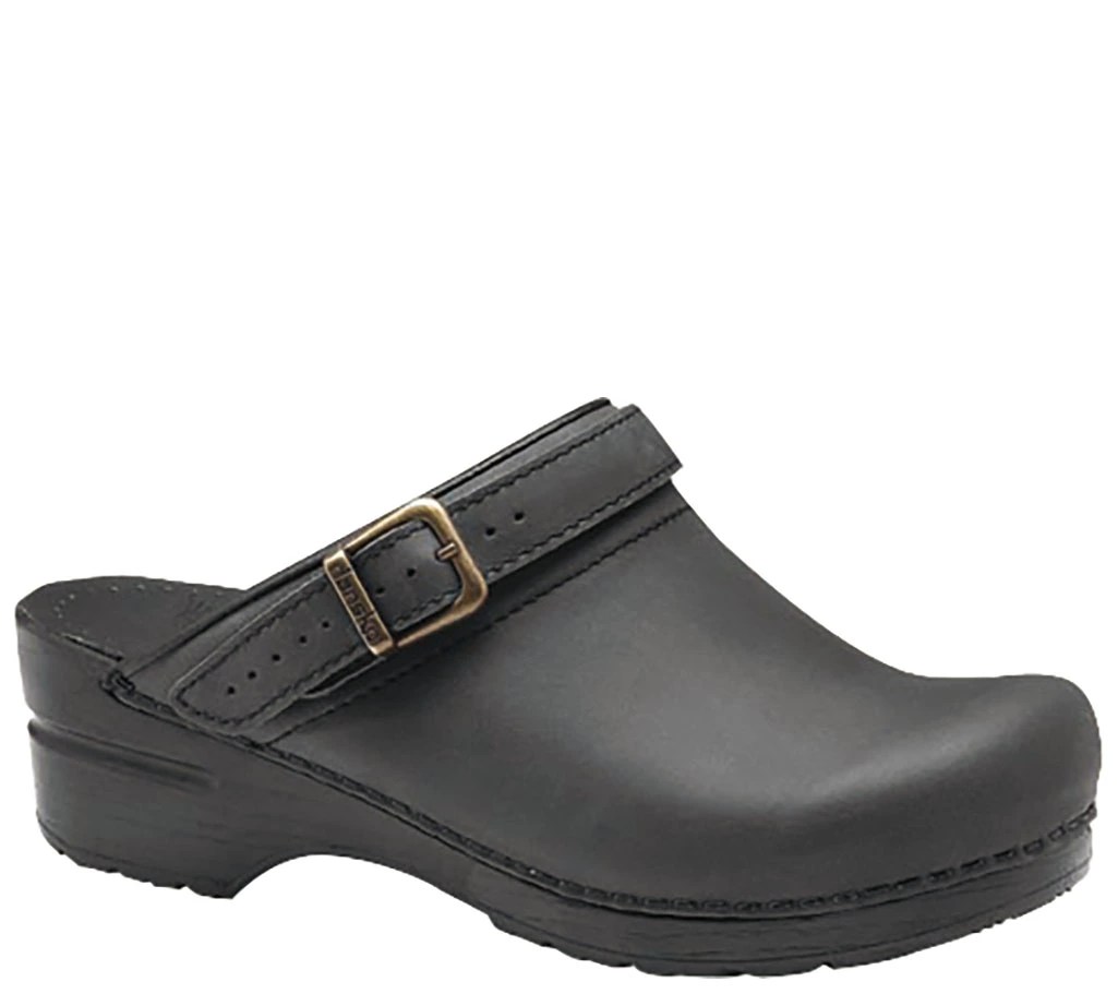 Dansko OpenBack Leather Clogs Ingrid