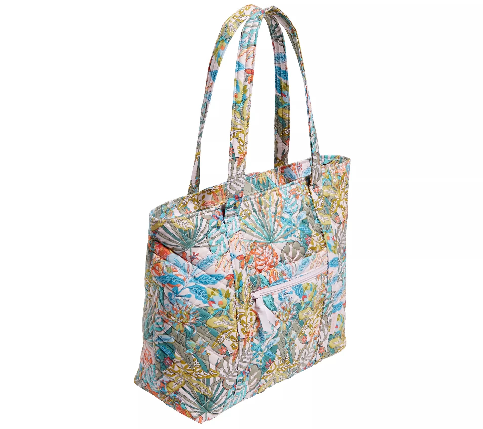 Vera Bradley Printed Cotton Vera Tote Bag