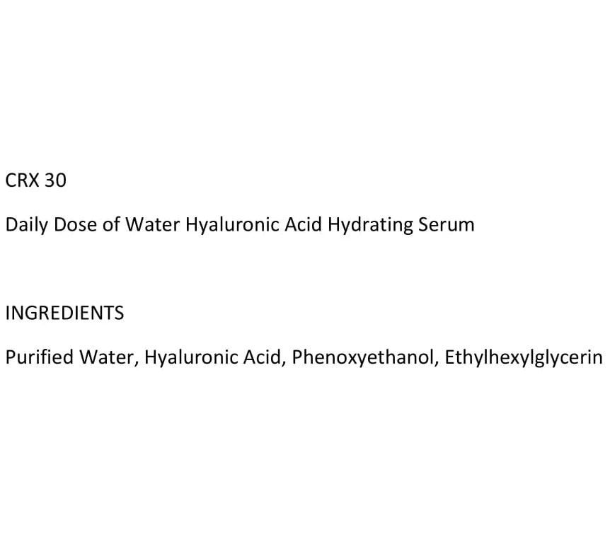 ClarityRx Daily Dose of Water Hyaluronic Acid Hydrating Serum