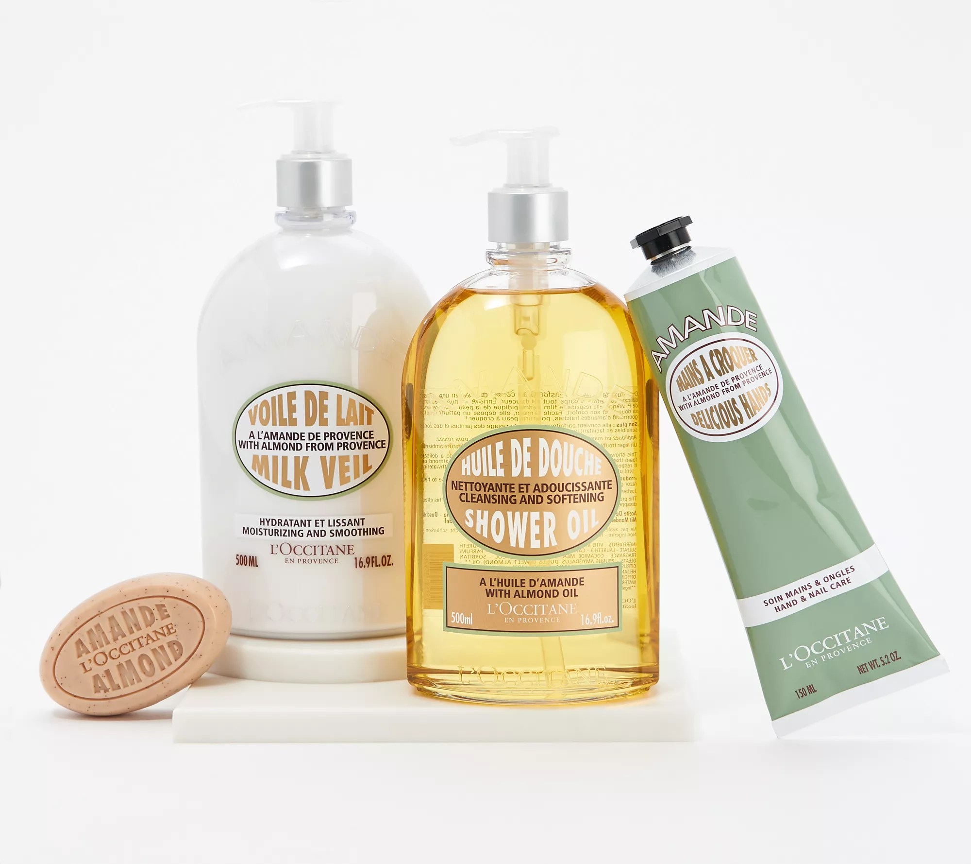 (QVC) Q2 L'Occitane Almond Shower 4Piece Smooth Skin Collection
