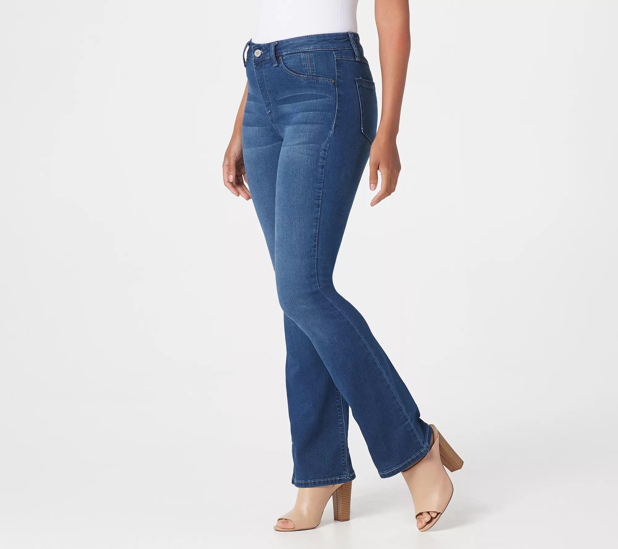 Laurie Felt Tall Silky Denim Boot Cut PullOn Jeans