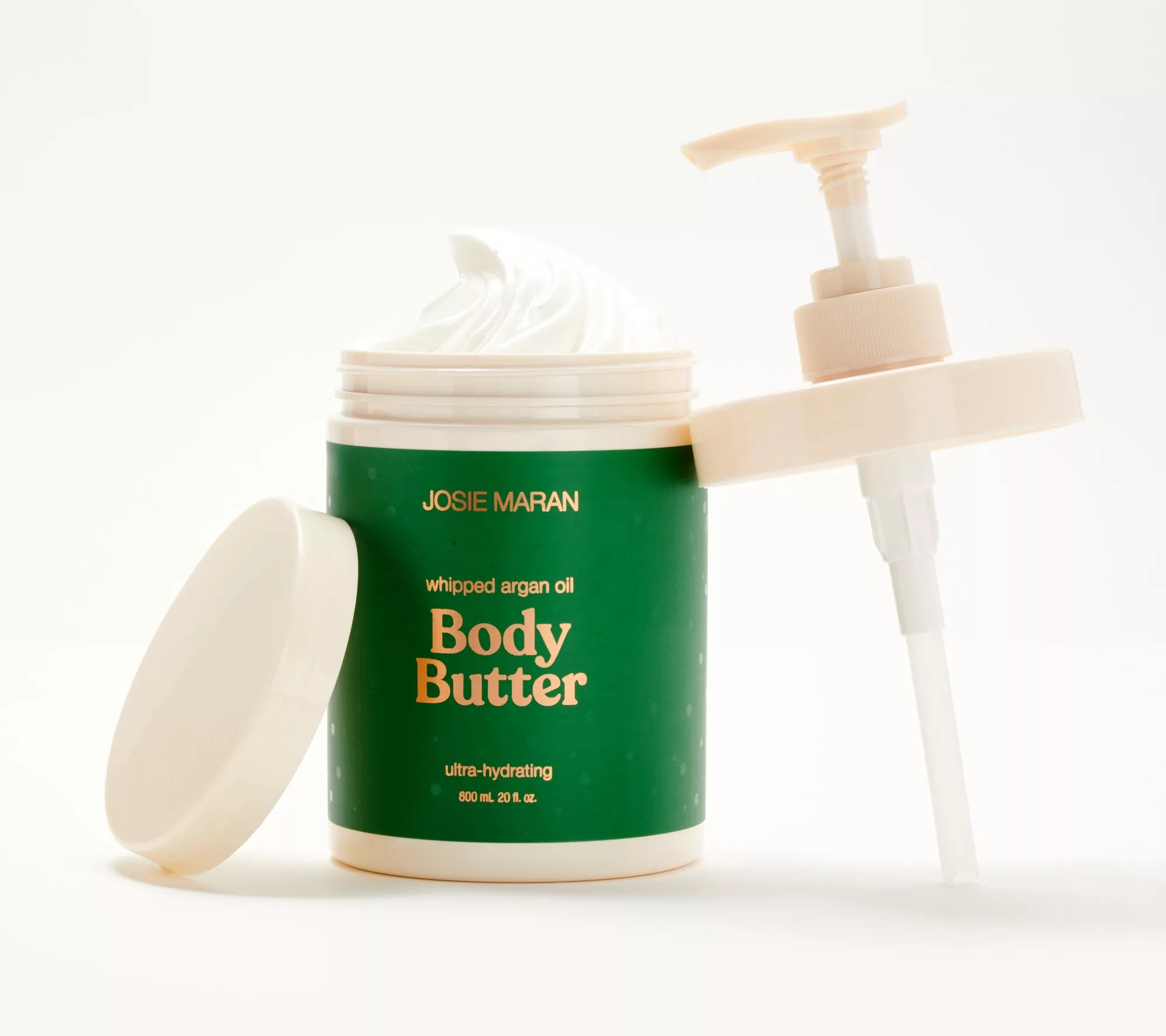 (QVC) Josie Maran MegaSize 8oz Argan Oil & 20oz Body Butter w/ Pump