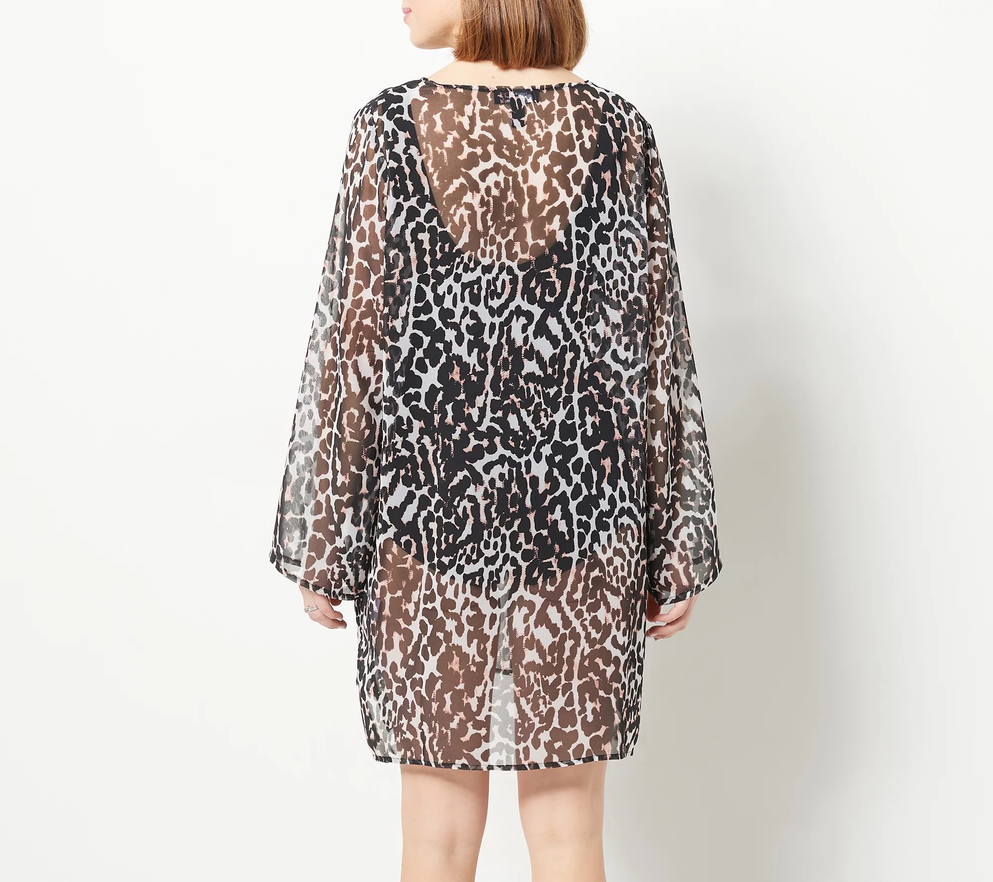 Attitudes by Renee Chiffon Bathing Suit Cover Up