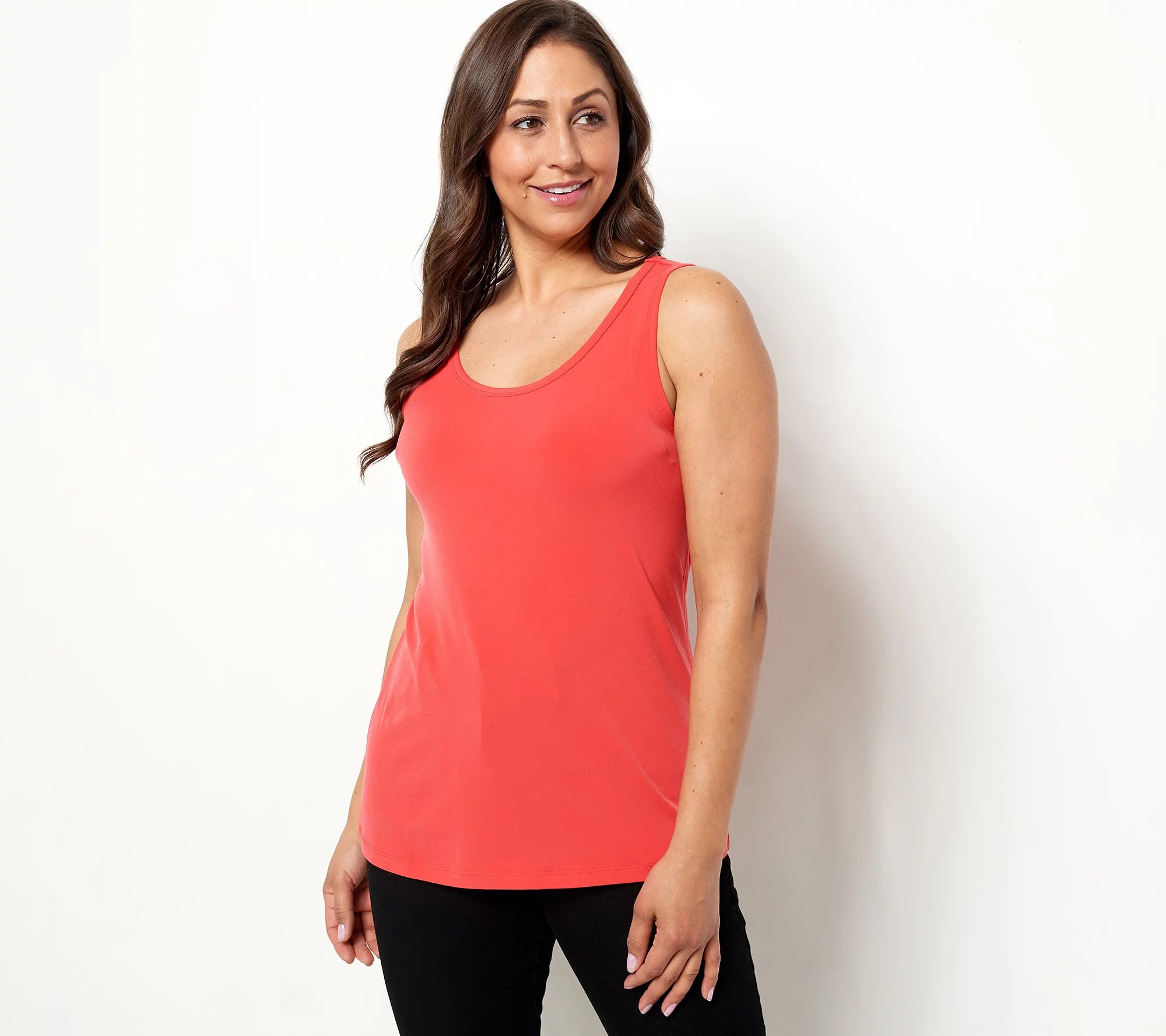 Susan Graver Modern Essentials Liquid Knit Tank Top