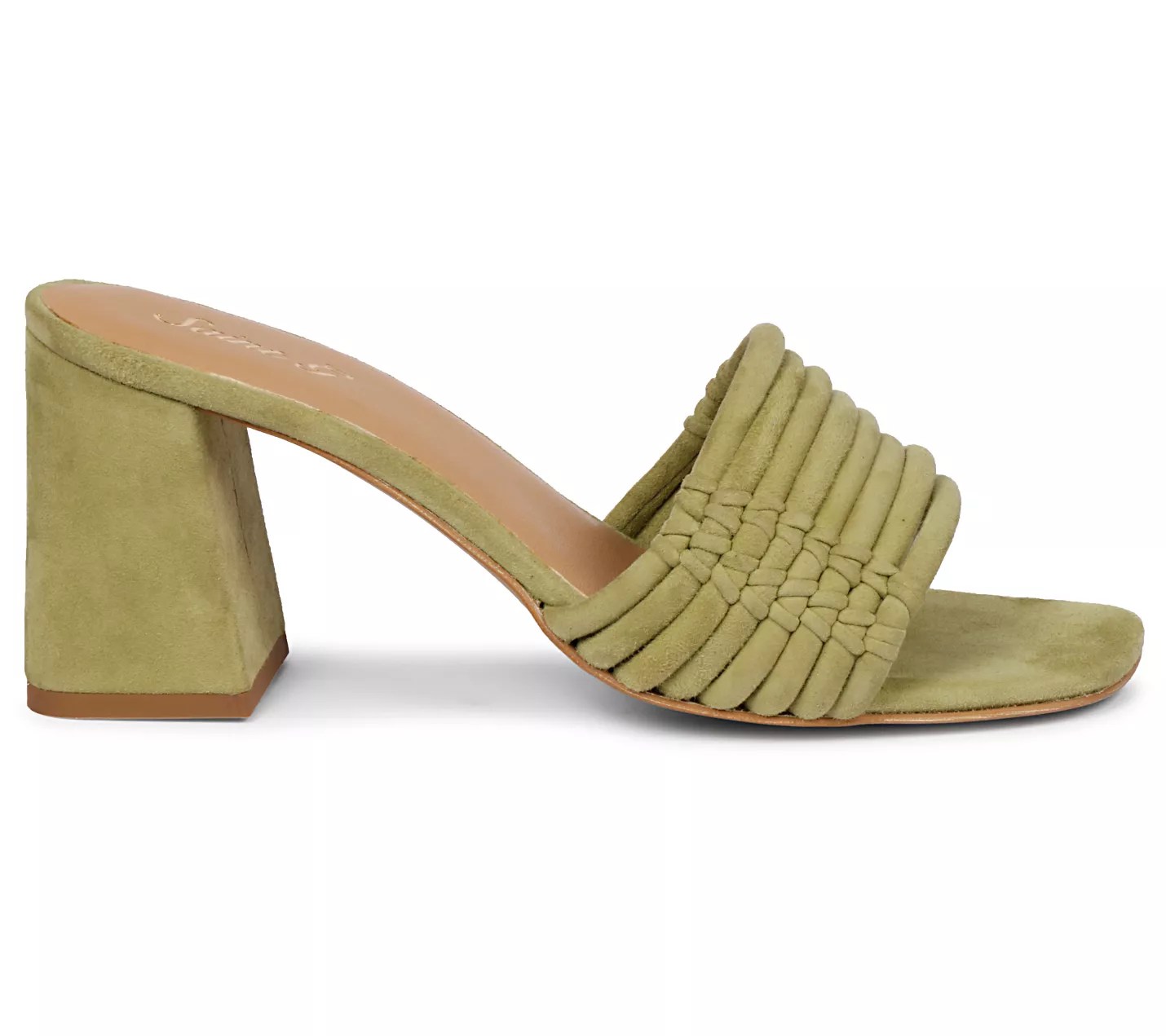 Saint G Leather Slipon Sandals Bethany