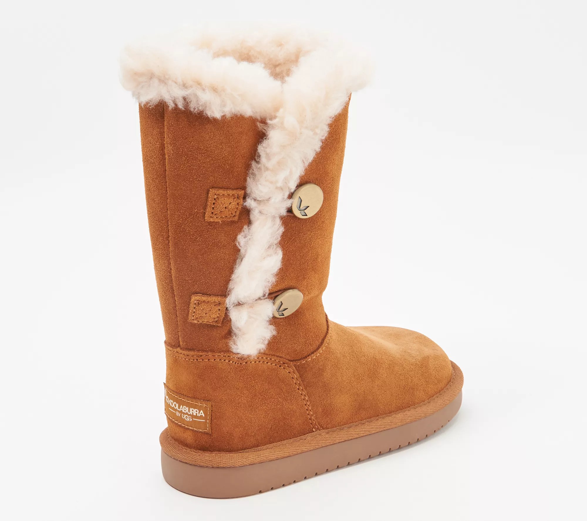 Koolaburra by UGG Kids Suede Button Tall Boots Kinslei