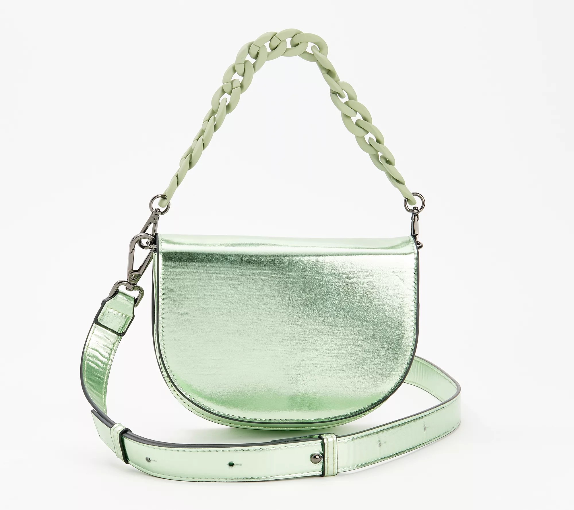 Think Royln Faux Leather Crossbody Sutton Saddle Bag