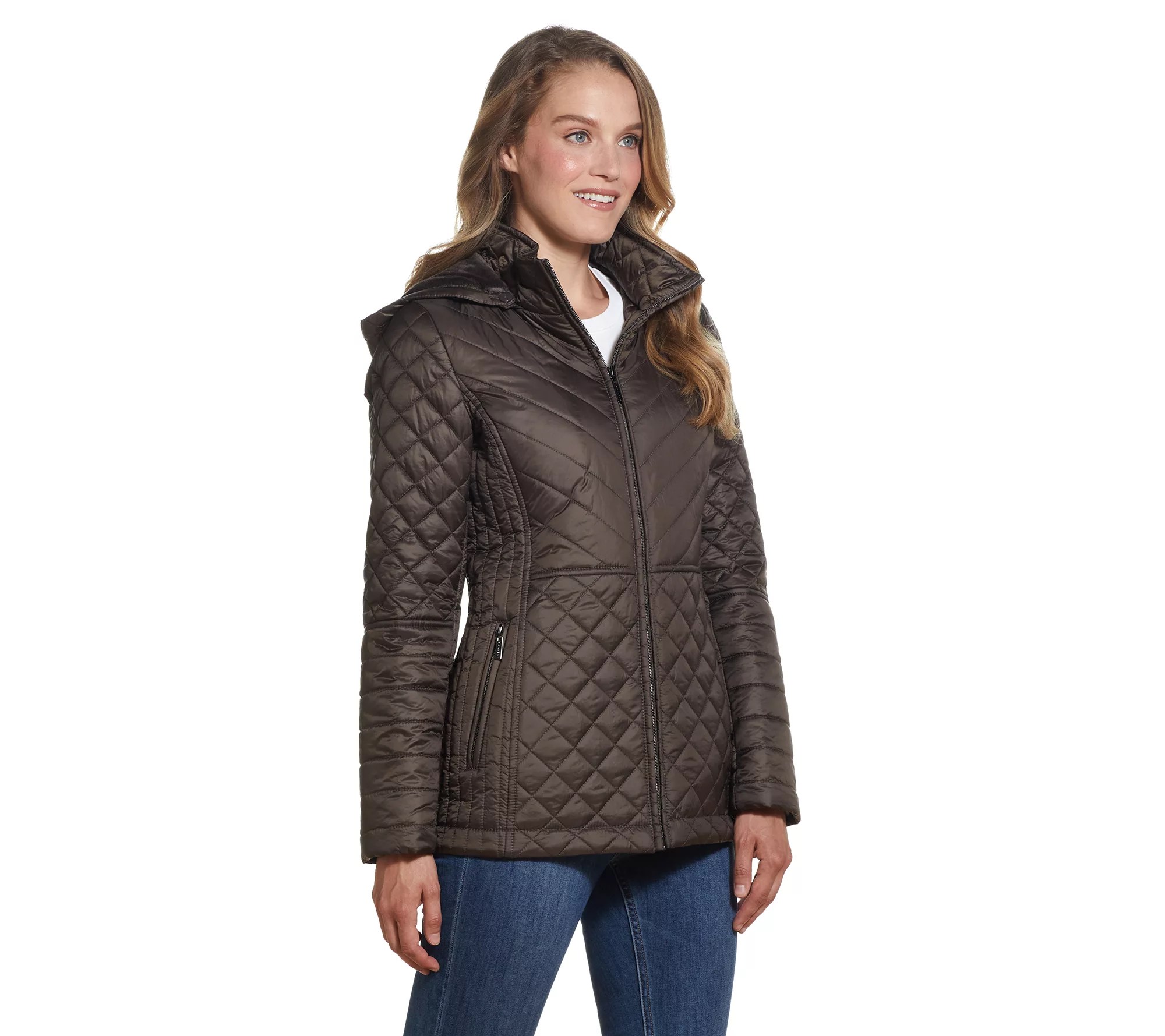 Gallery Chevron Quilted Jacket