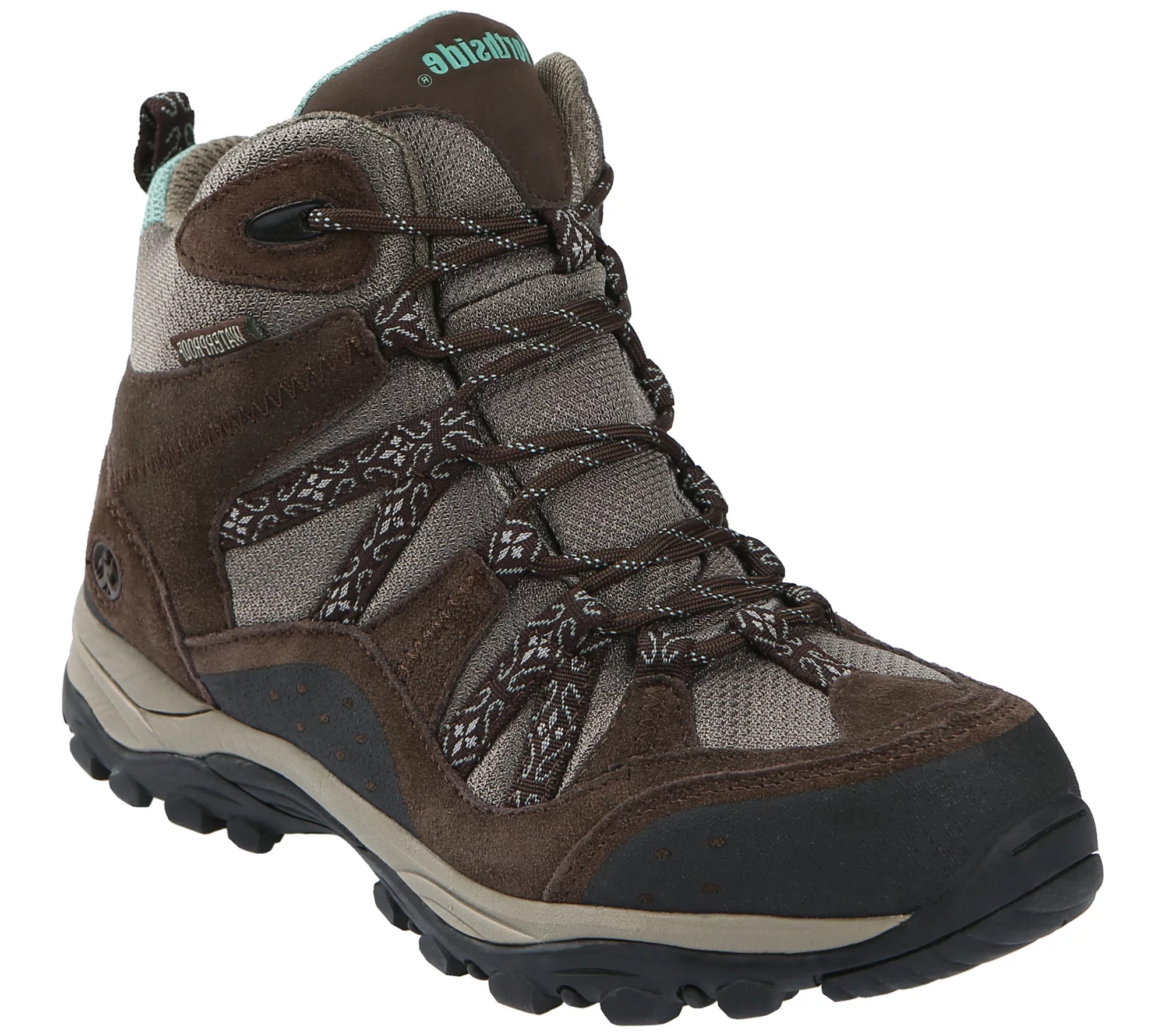 Northside Women's Leather Waterproof Hiking Boots Freemont