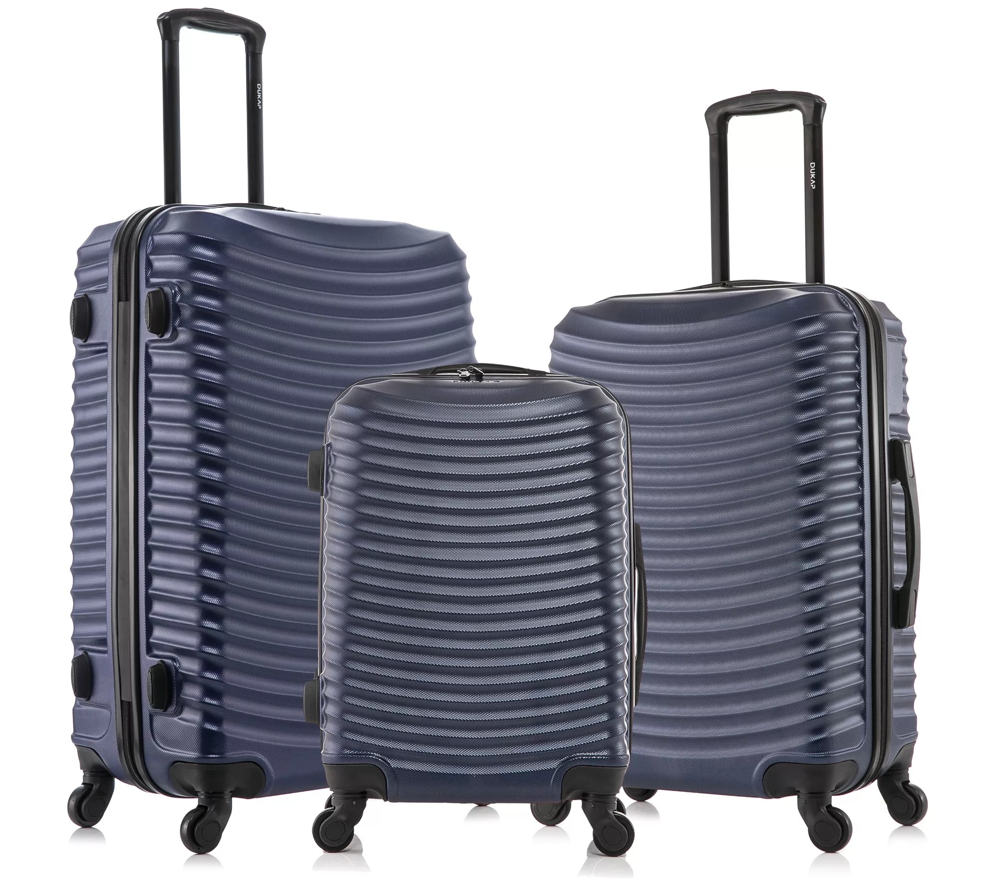 Dukap Adly Lightweight Hardside Spinner 3Piece Luggage Set