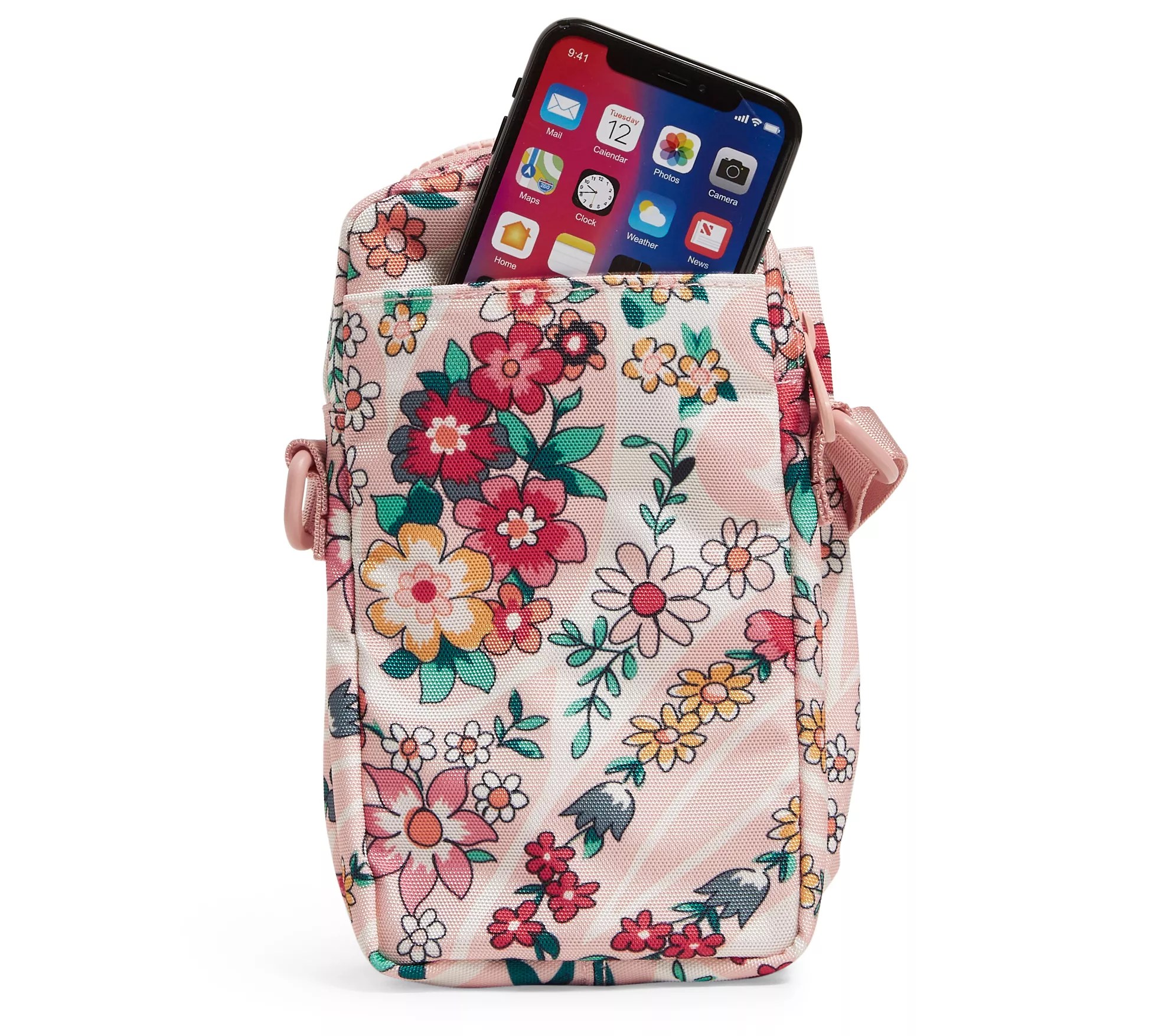 Vera Bradley Reactive Deluxe Water Bottle Crossbody Bag