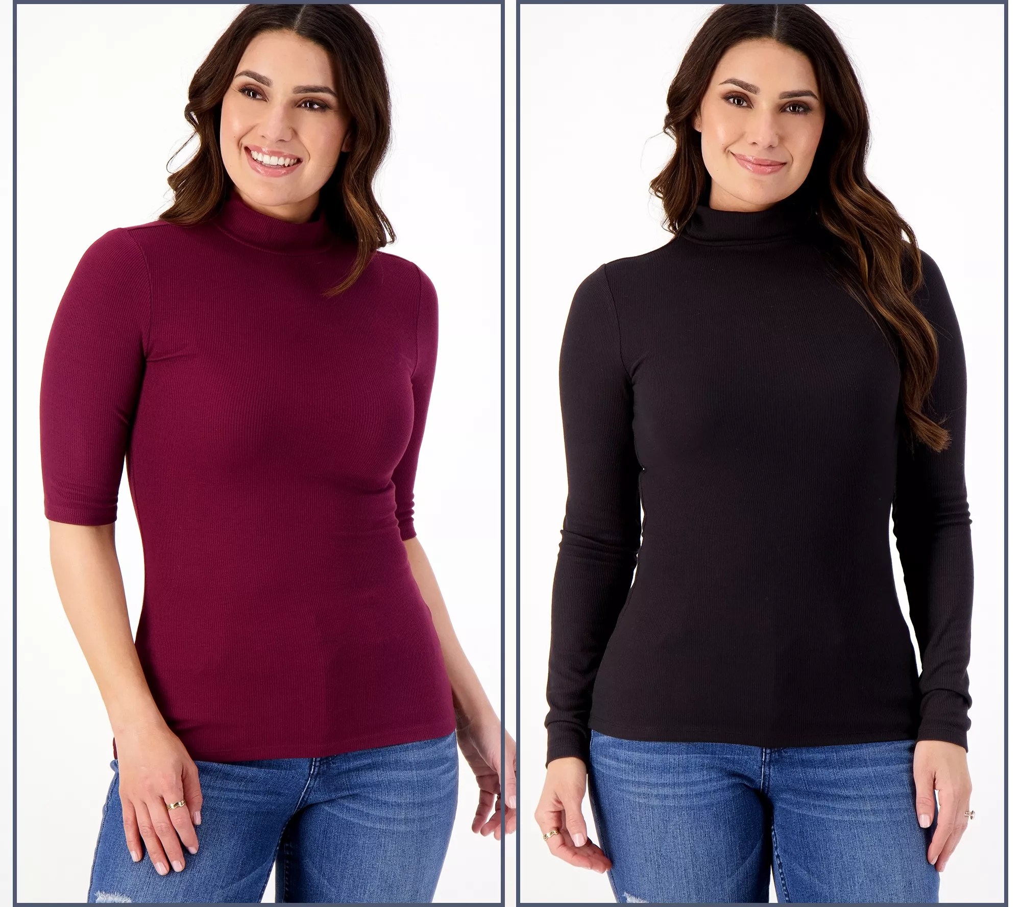 Studio Park x Courtney Khondabi Set of 2 Knit Tops