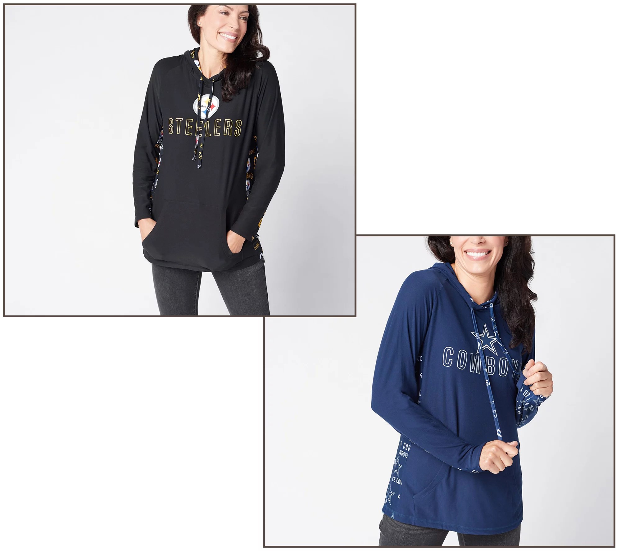 NFL Women's Long Sleeve Knit Hoodie