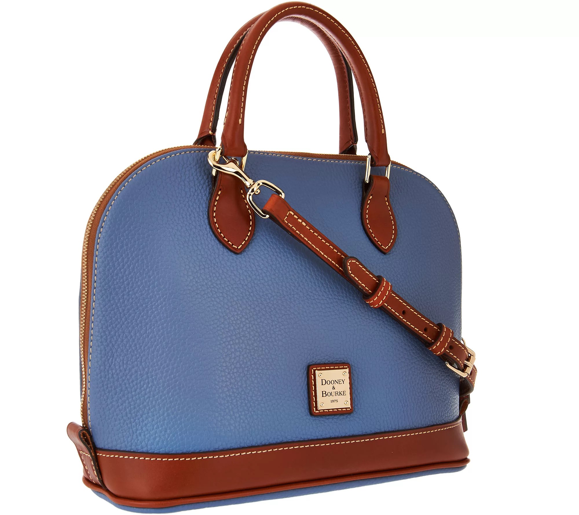 Dooney & Bourke Pebble Leather ZipZip Satchel