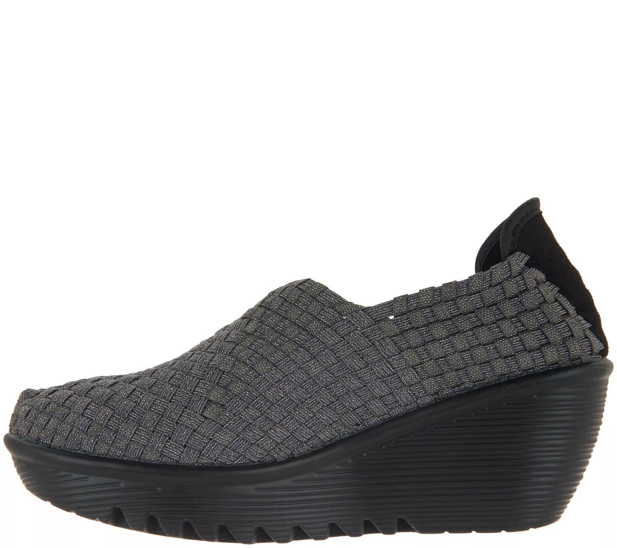 Bernie Mev Basket Weave Wedges Gem