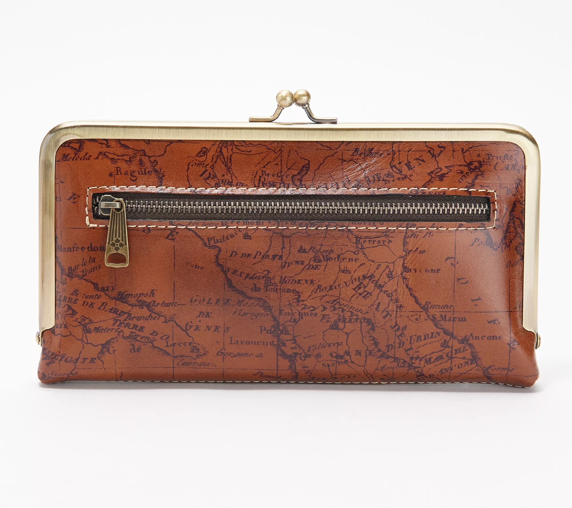 Patricia Nash Leather Frame Wallet Everly