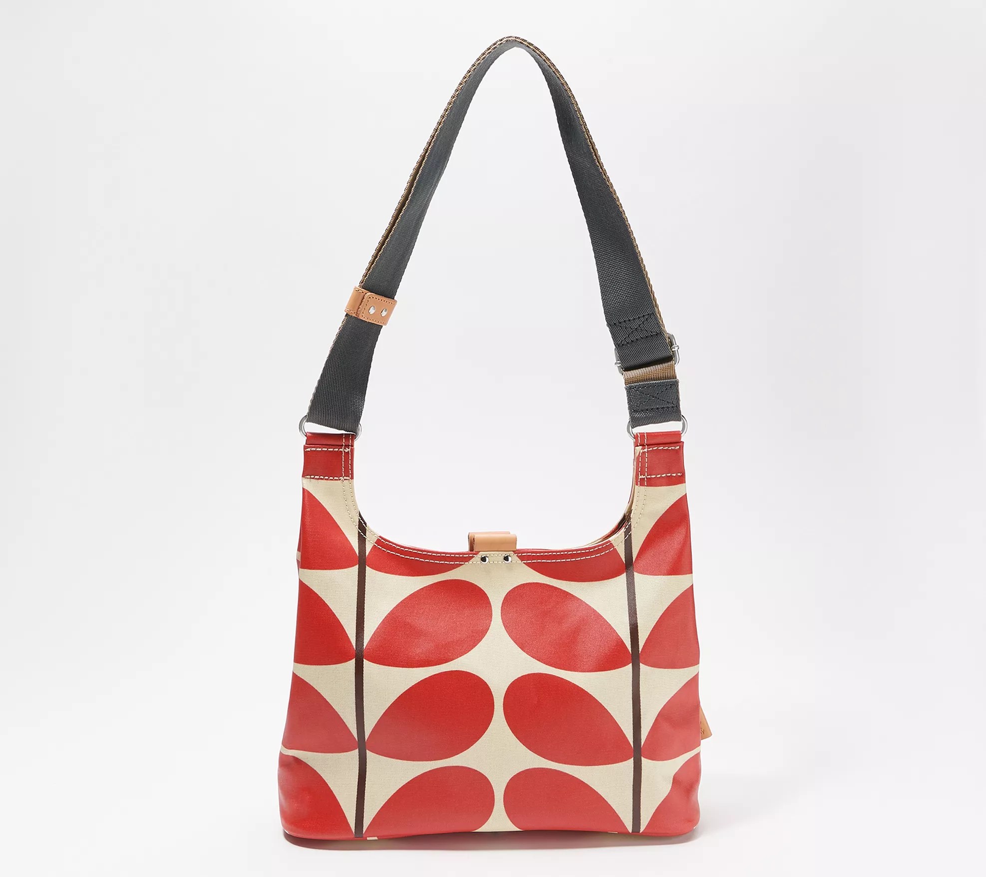 "As Is" Orla Kiely Coated Canvas Mini Sling Crossbody