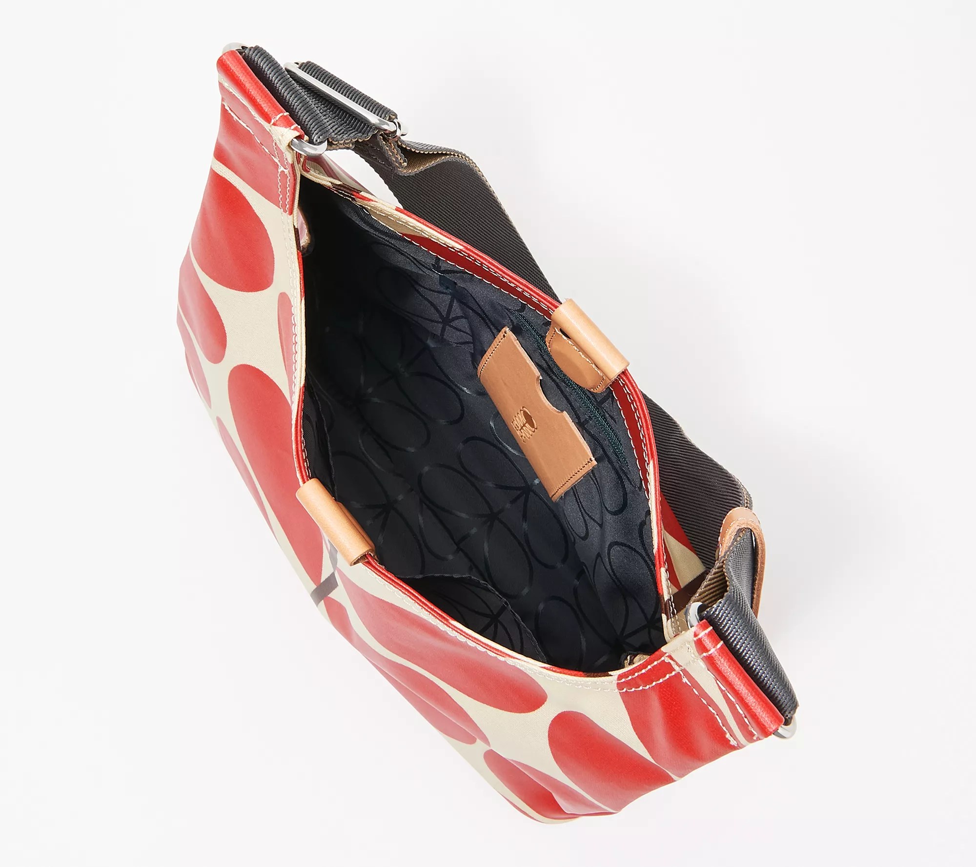 "As Is" Orla Kiely Coated Canvas Mini Sling Crossbody