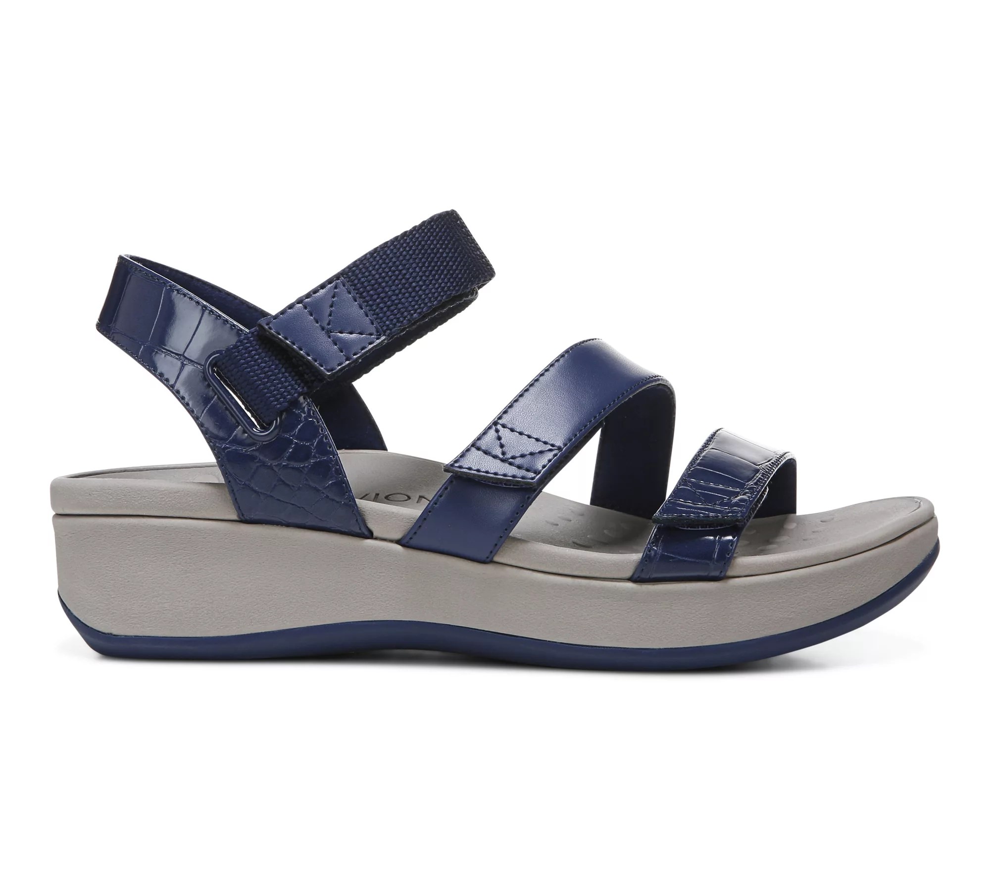 Vionic Adjustable Wedge Sandals Misty