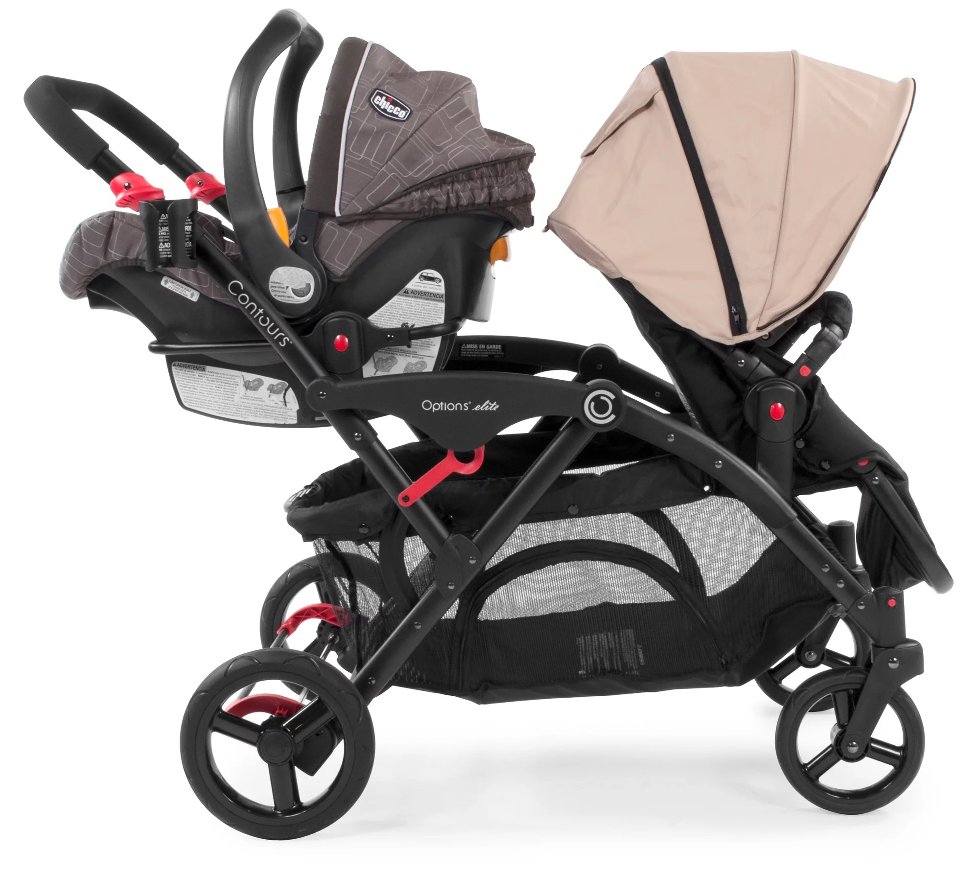 Contours Tandem Chicco KeyFit Infant Car Seat Adapter