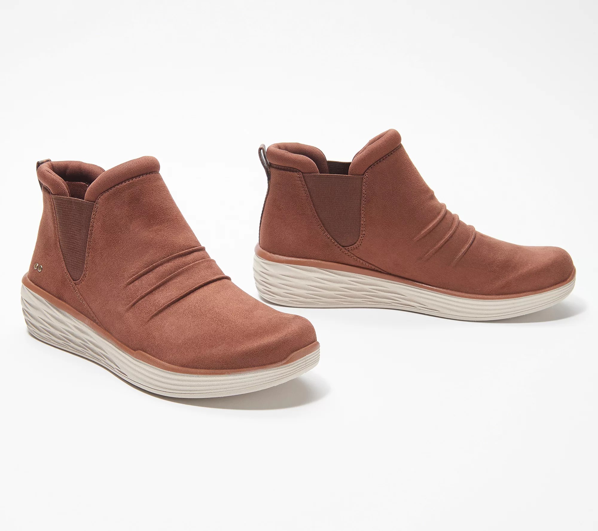 "As Is" Ryka Water Repellent Wedge Ankle Boots Niah Animal