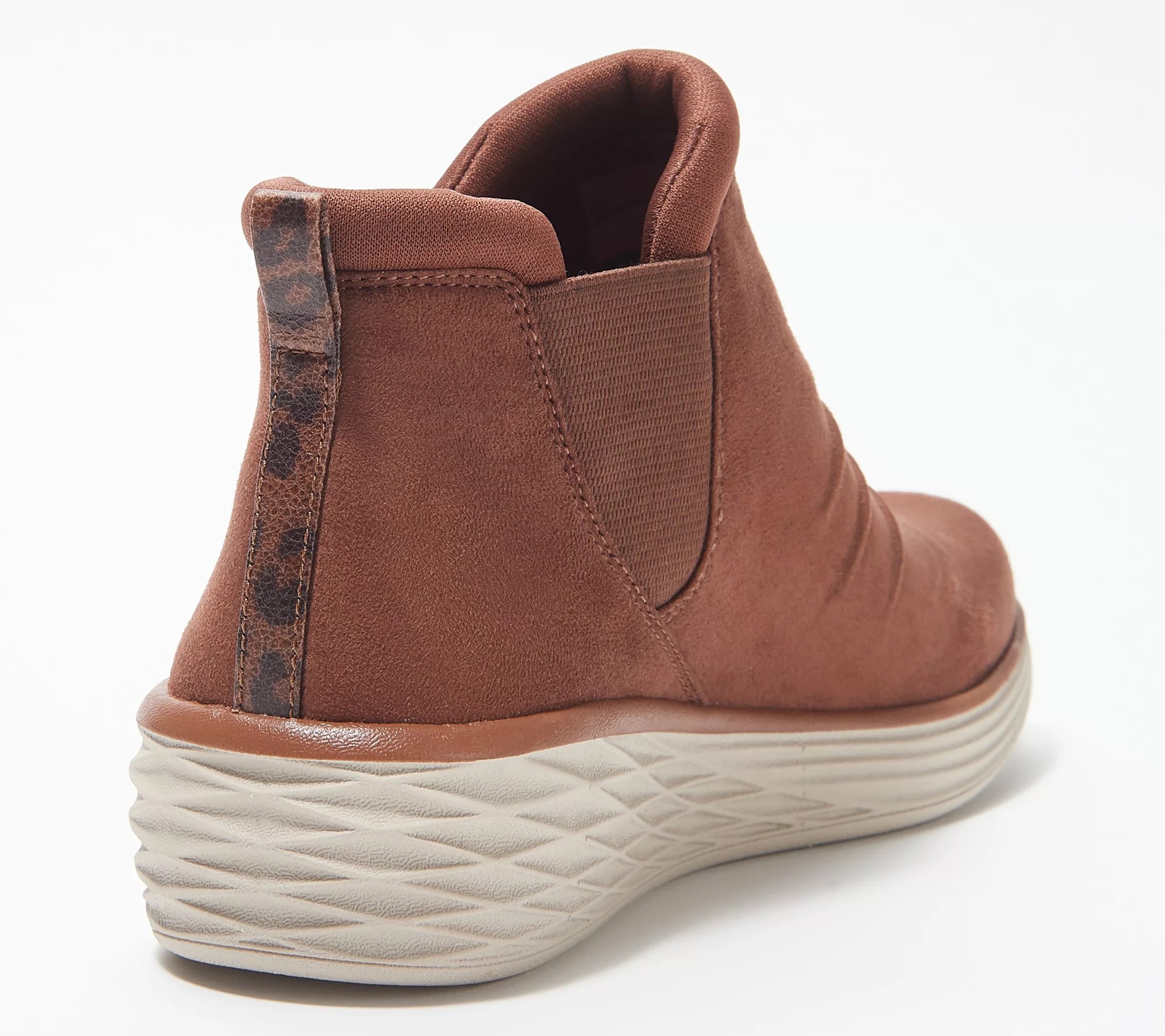 "As Is" Ryka Water Repellent Wedge Ankle Boots Niah Animal