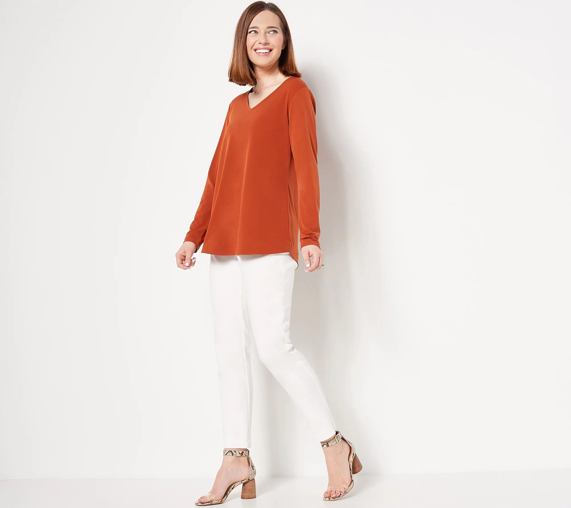 Susan Graver Modern Essentials Petite Liquid Knit Tunic