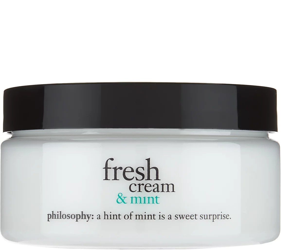 philosophy fresh cream & mint shower gel and souffle duo