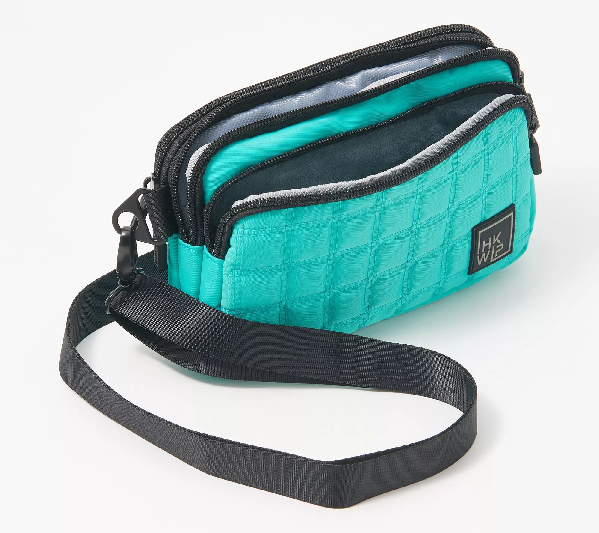 "As Is" IHKWIP Quilted Crossbody w/ Removable Wristlet Strap