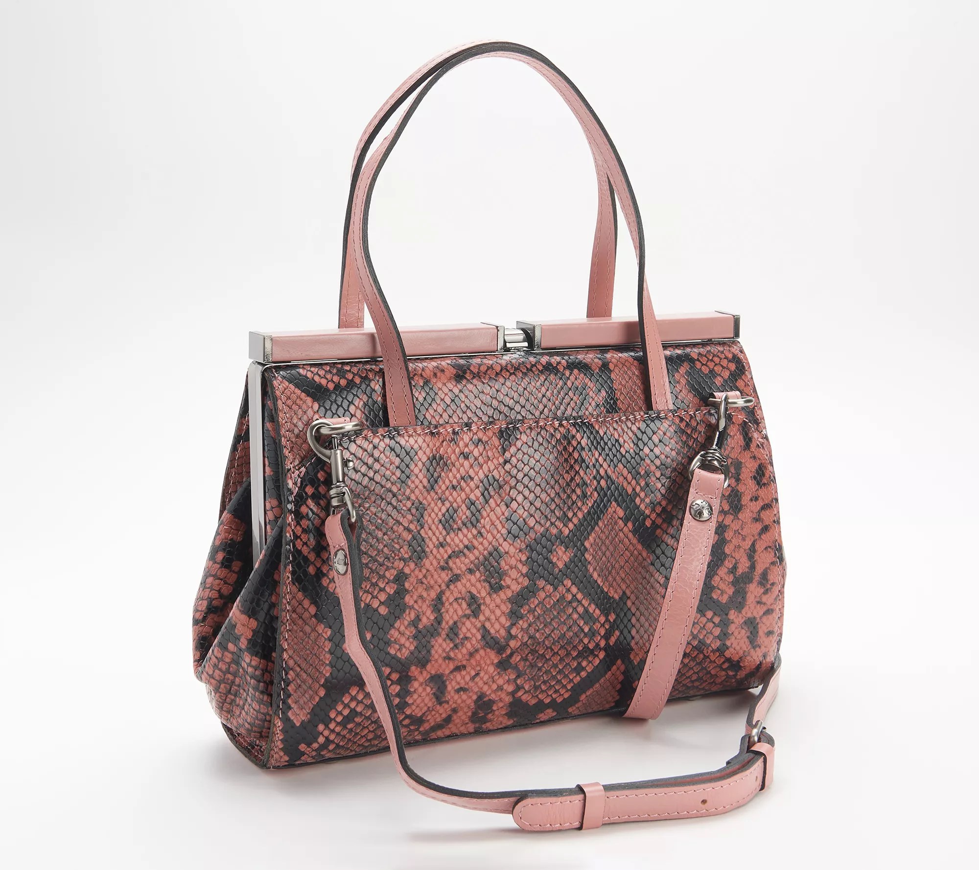 Patricia Nash Python Camellino Frame Bag