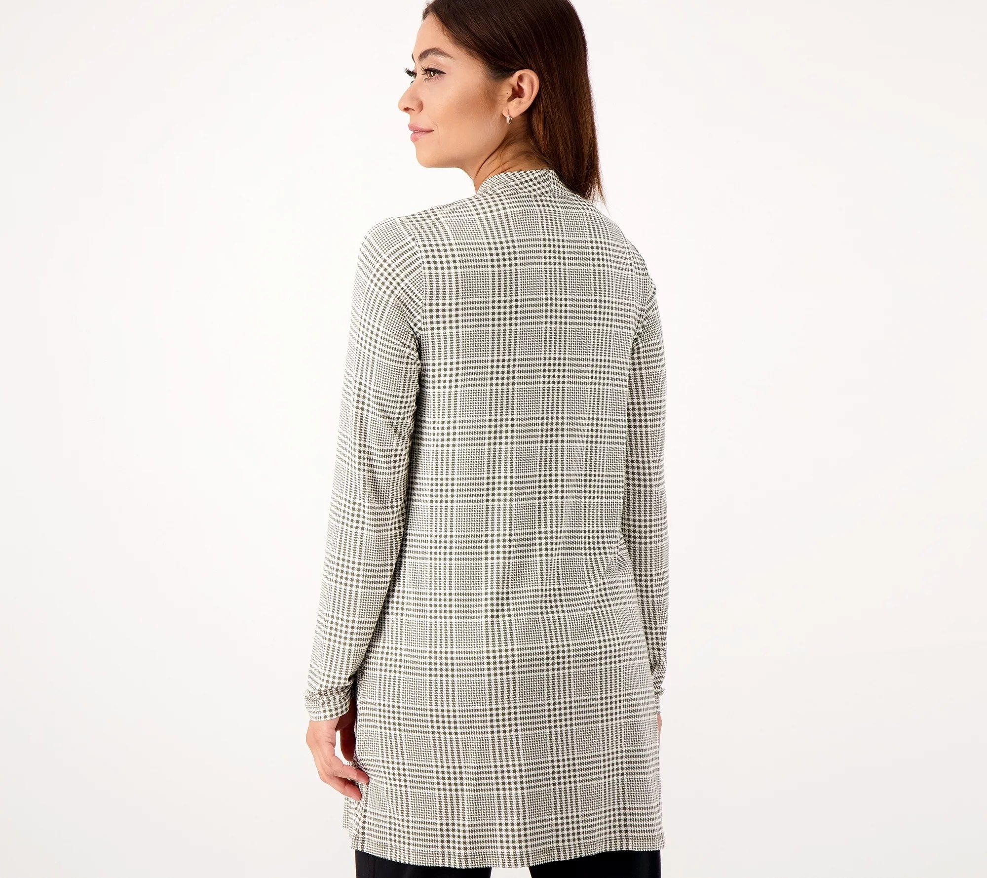 Lands End Regular Long Sleeve Jersey Knit Cardigan