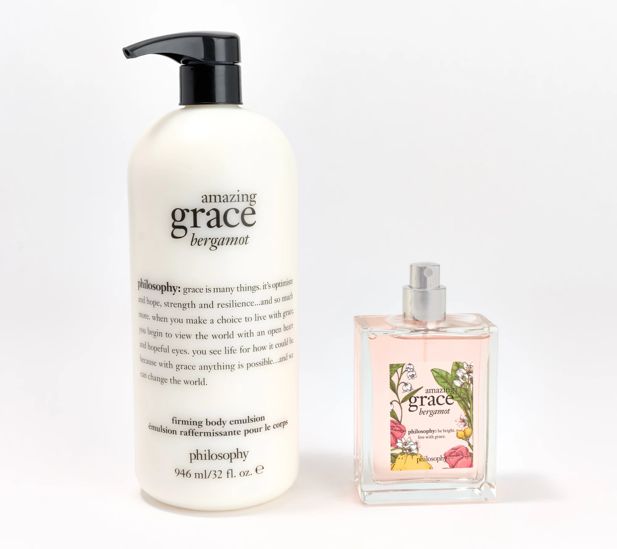 philosophy supersize grace twist body lotion & edt fragrance