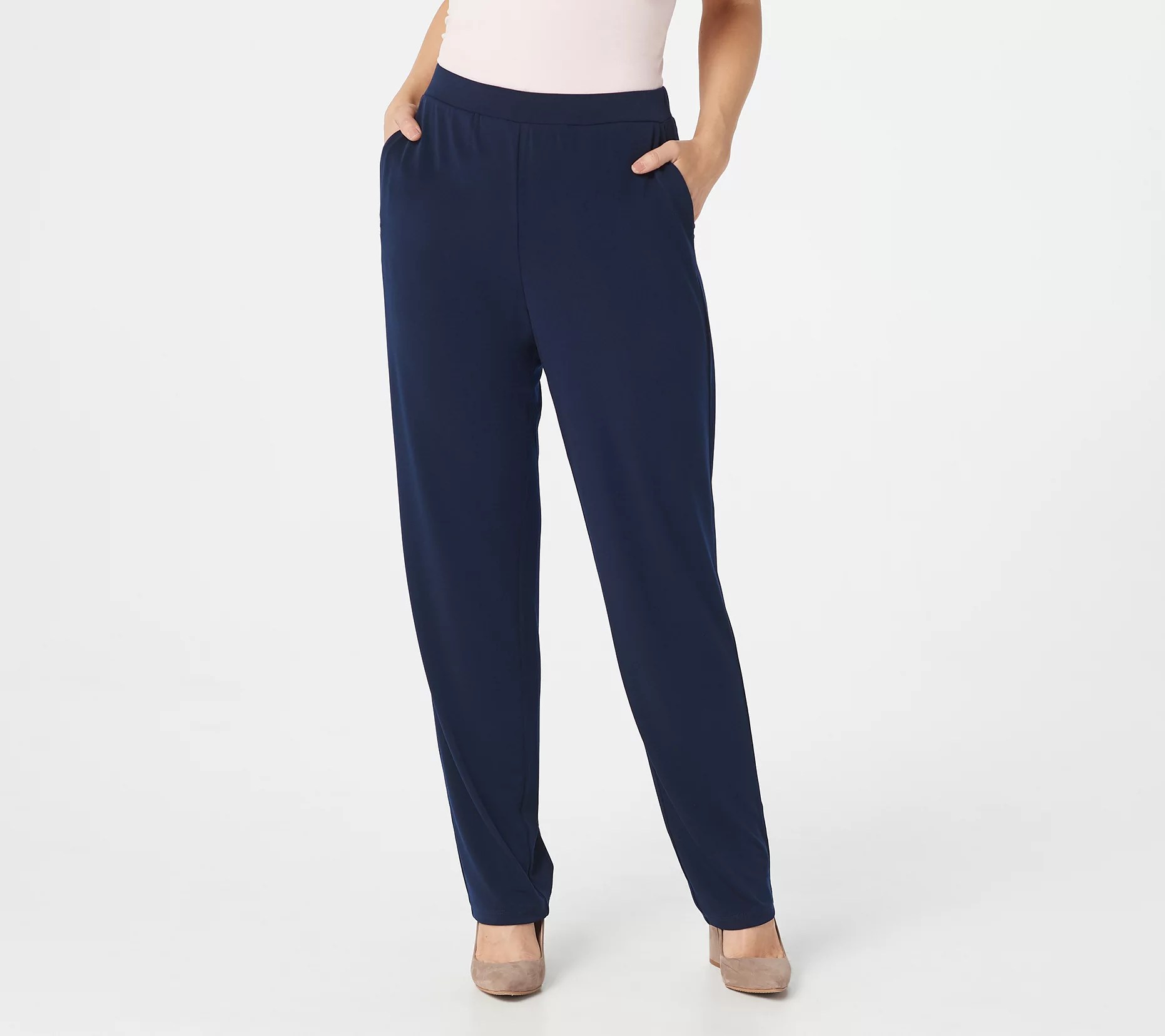 Every Day by Susan Graver Regular Liquid Knit PullOn Pants