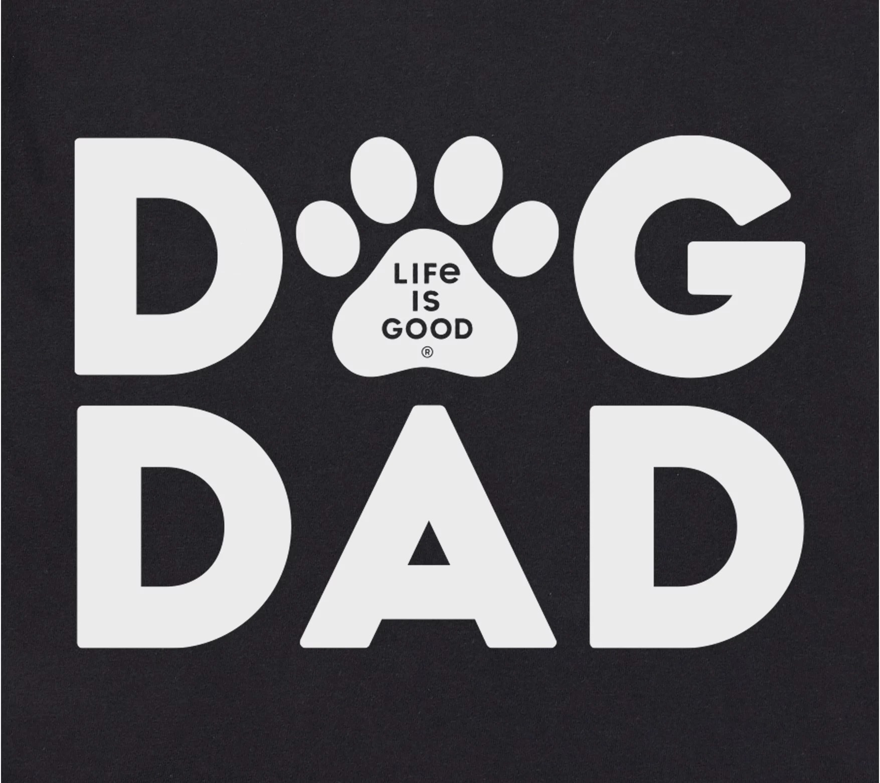 Life is Good Men's Dog Dad Crusher Tee