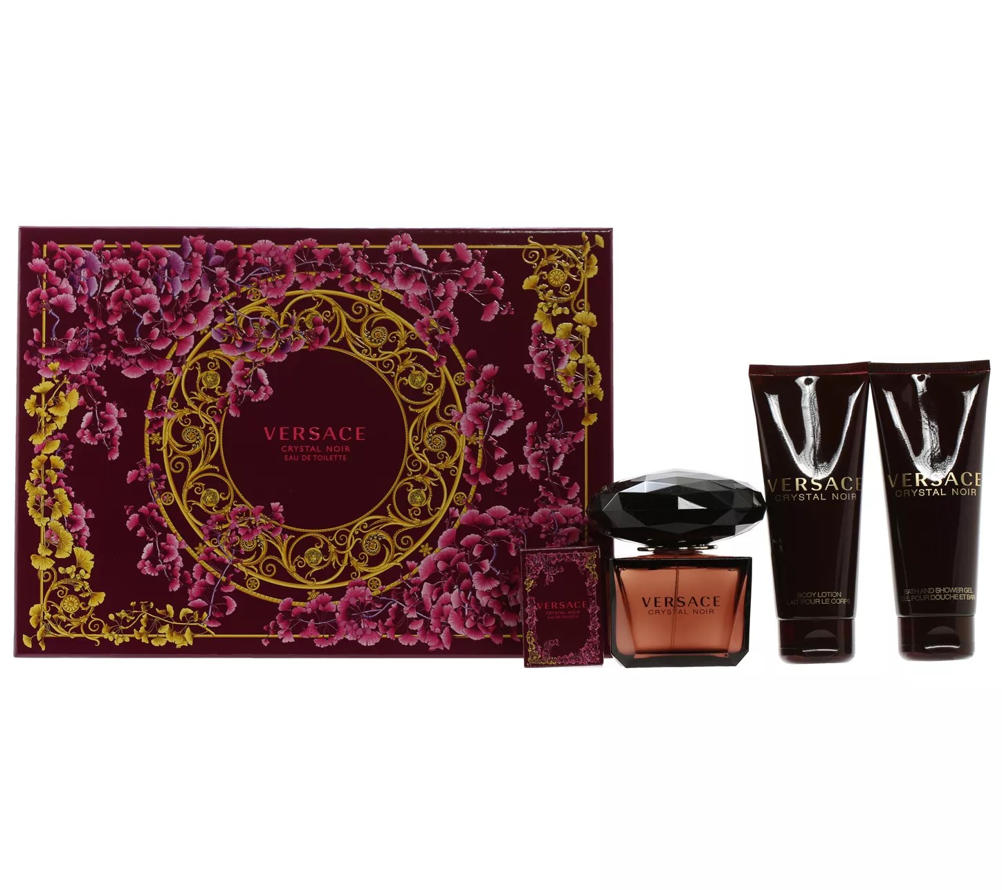 Versace Crystal Noir 4Piece Gift Set