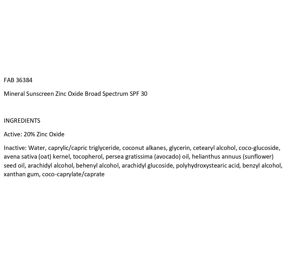 First Aid Beauty Mineral Sunscreen Zinc Oxide SPF 30 1.7 oz