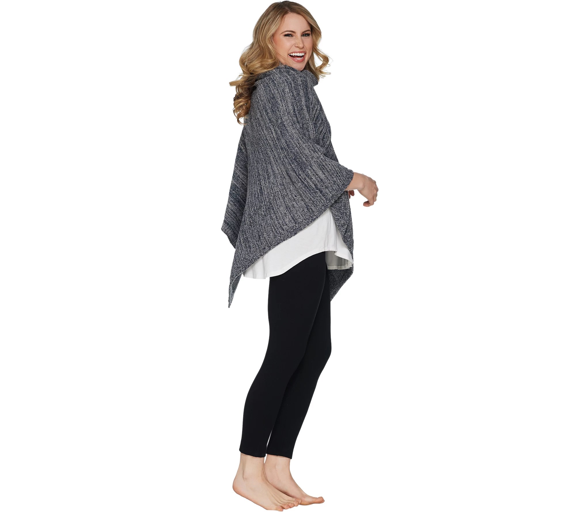 Barefoot Dreams CozyChic Point Dume Poncho