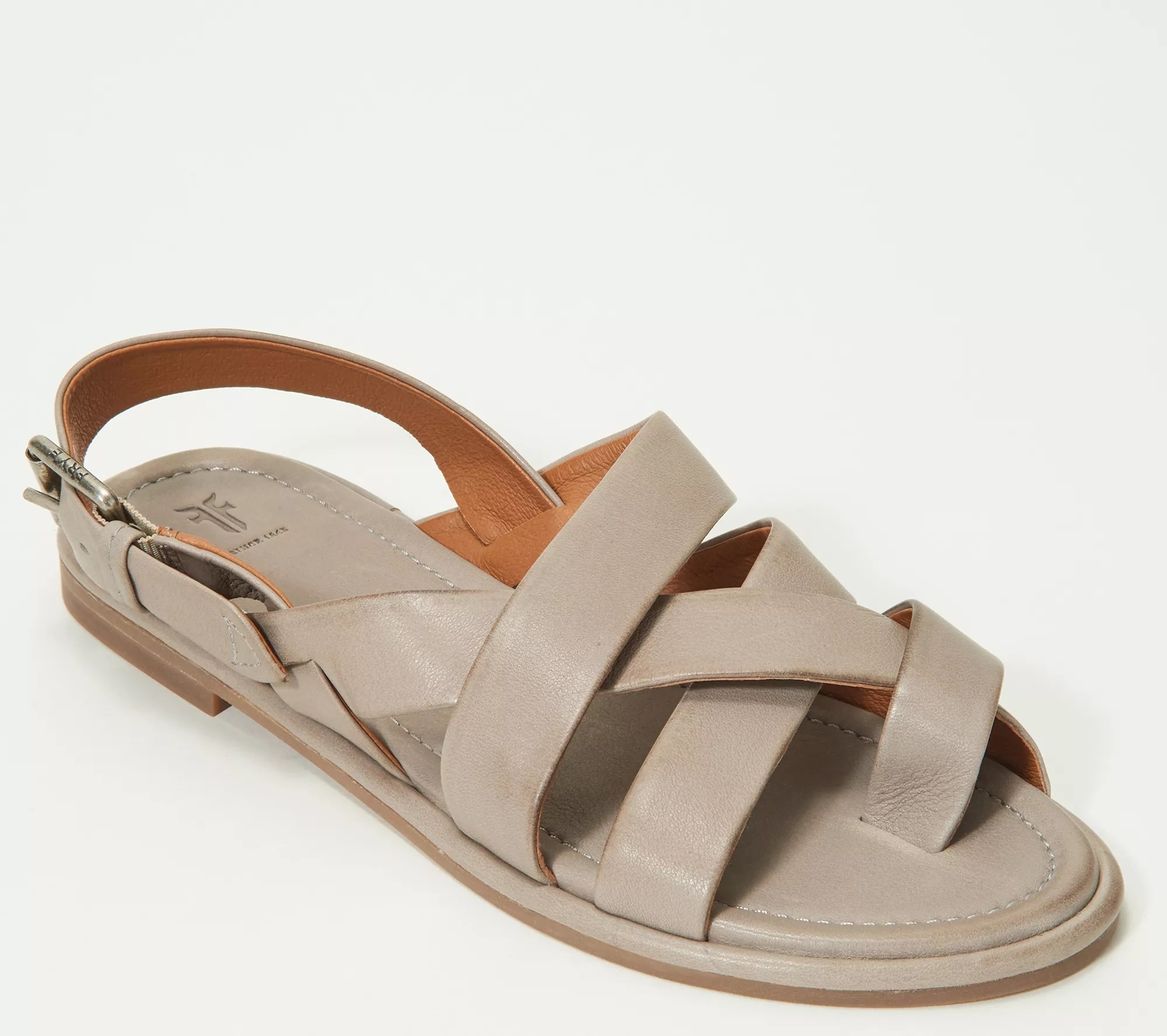 Frye Leather ToeLoop SlingBack Sandals Tait