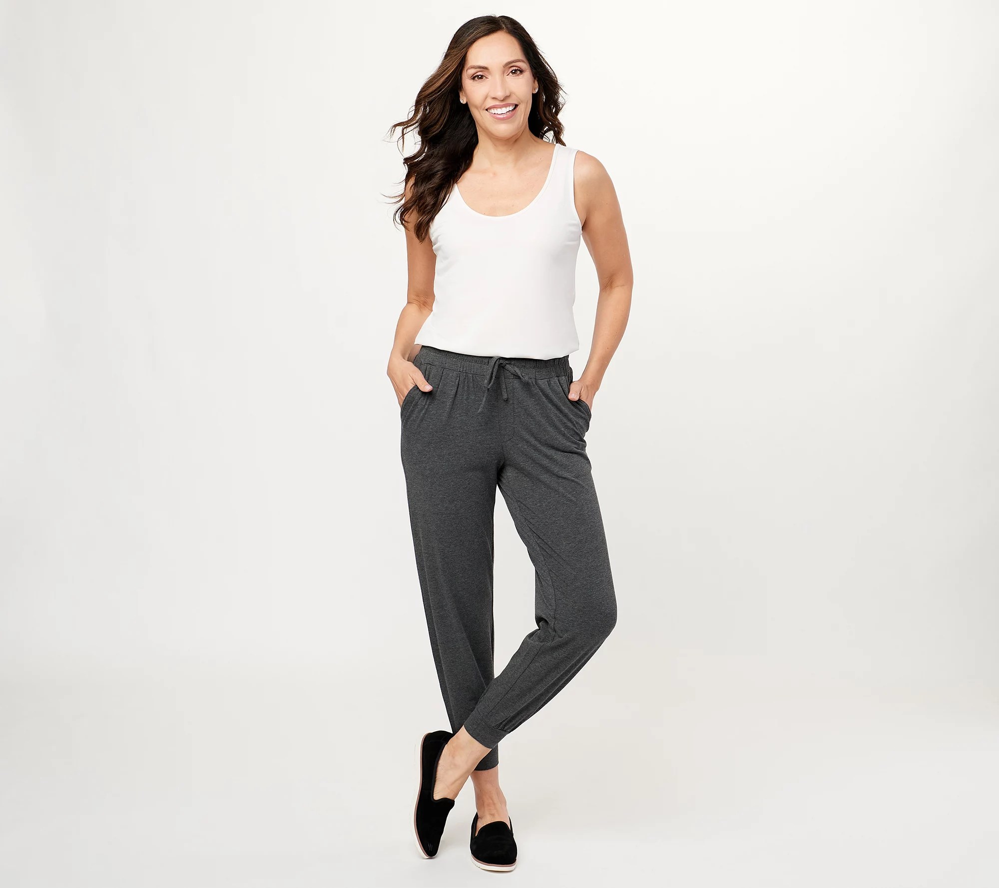 "As Is" AnyBody Regular Cozy Knit Luxe Jogger Pant