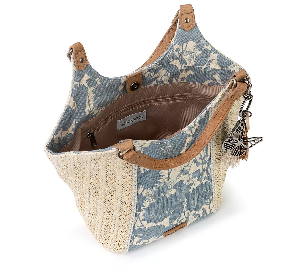 Sakroots Roma Small Straw Shopper