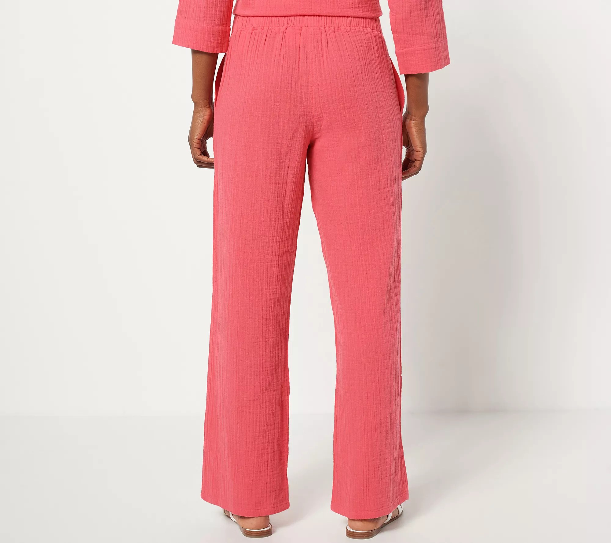 "As Is" LOGO by Lori Goldstein Beach to Street Regular Cotton Gauze