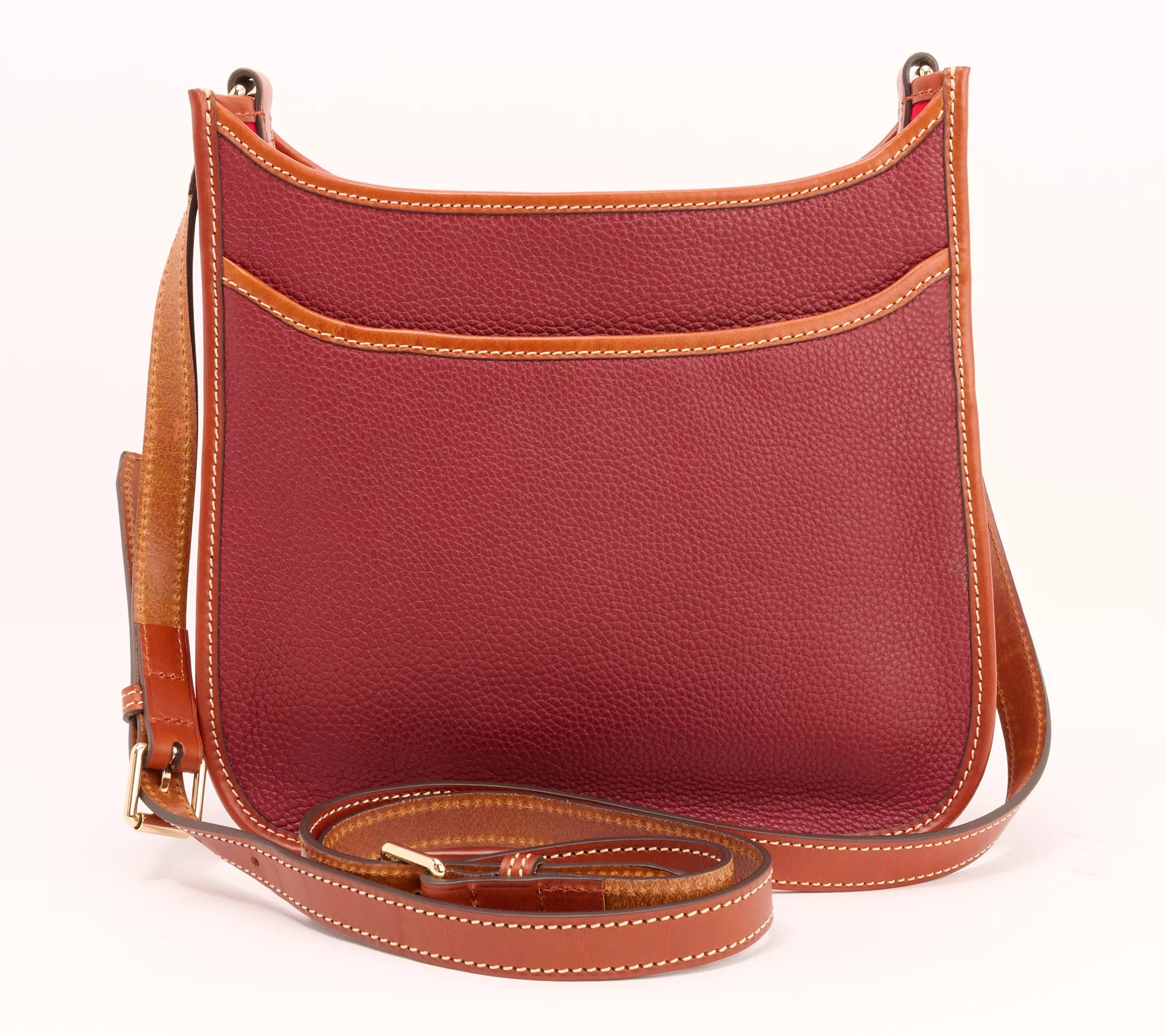 Dooney & Bourke Pebble Leather Messenger Bag