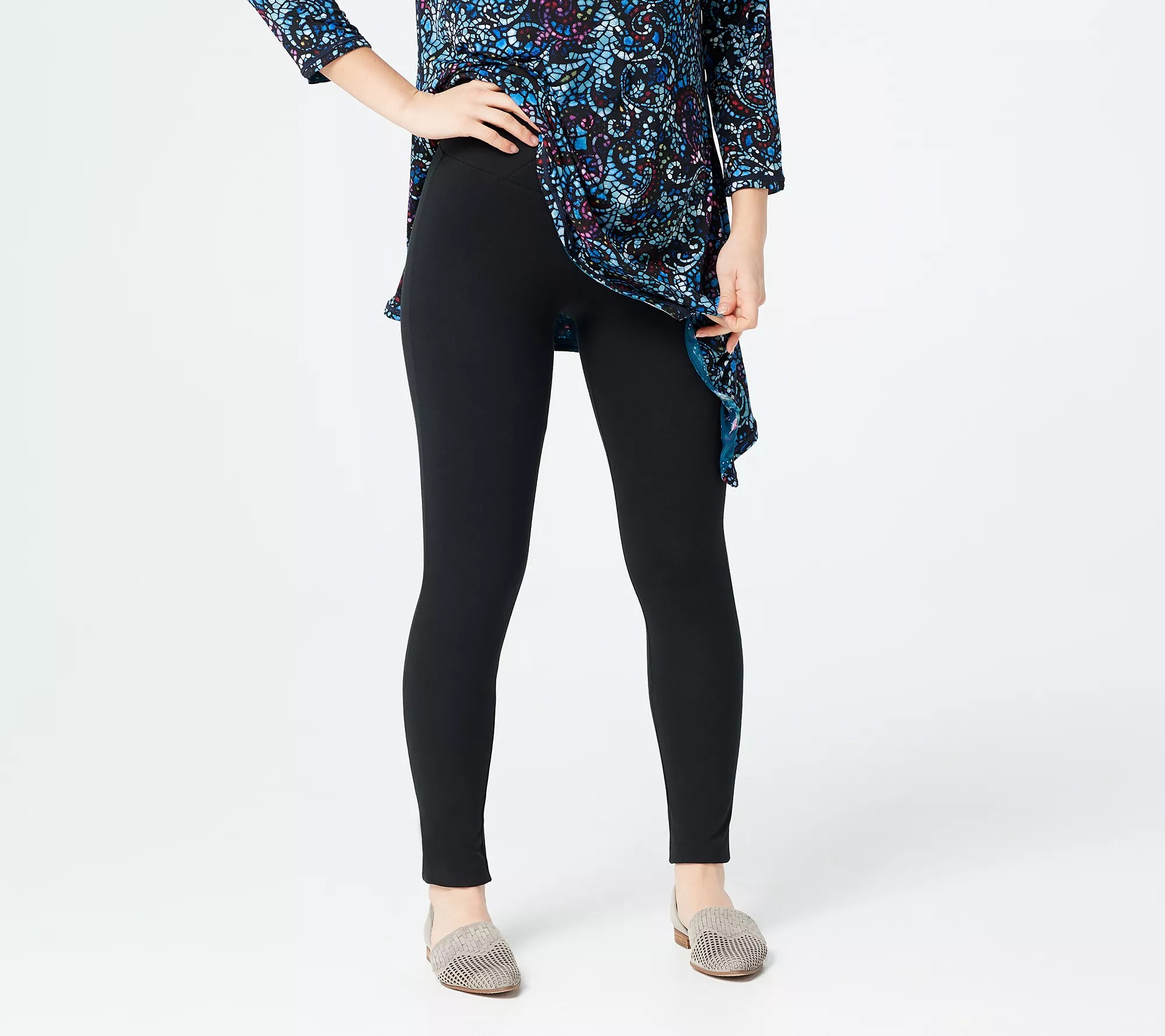 Women with Control Petite Tummy Control Cross Over Leggings