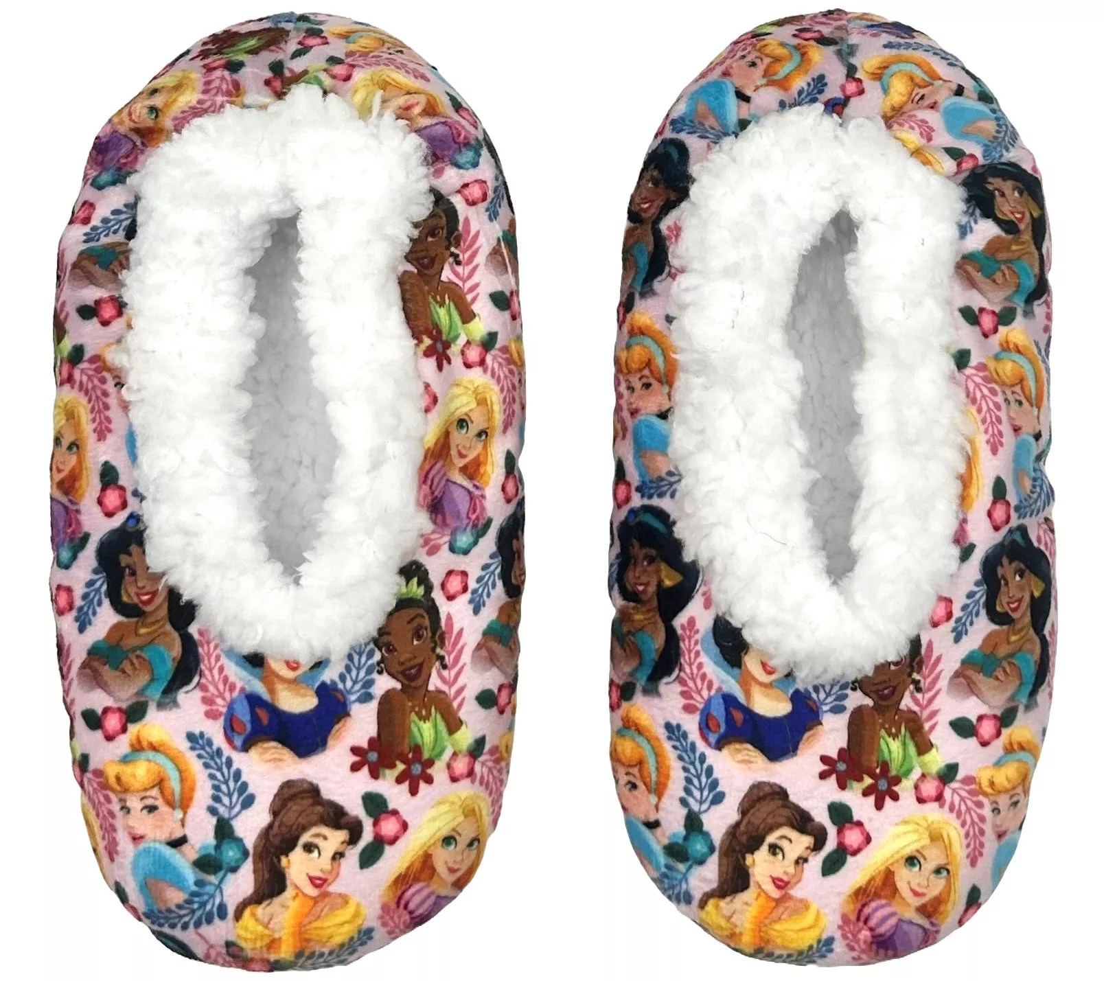 Girl's Fuzzy Slipper Socks with Gripper Dot Bottoms